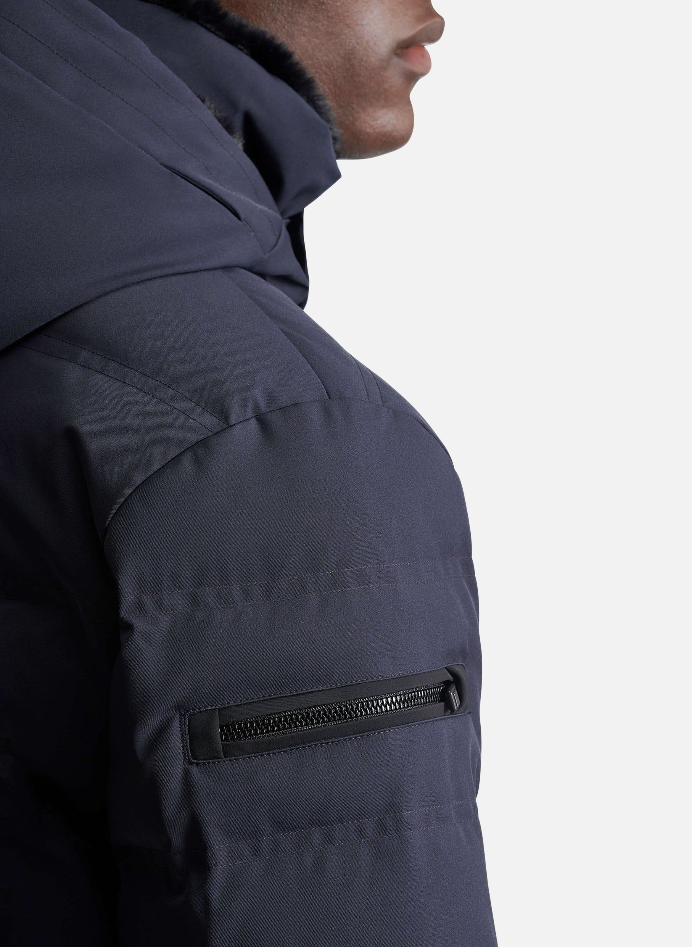 Veste de ski berlioz col montant coupe regular FUSALP Bleu