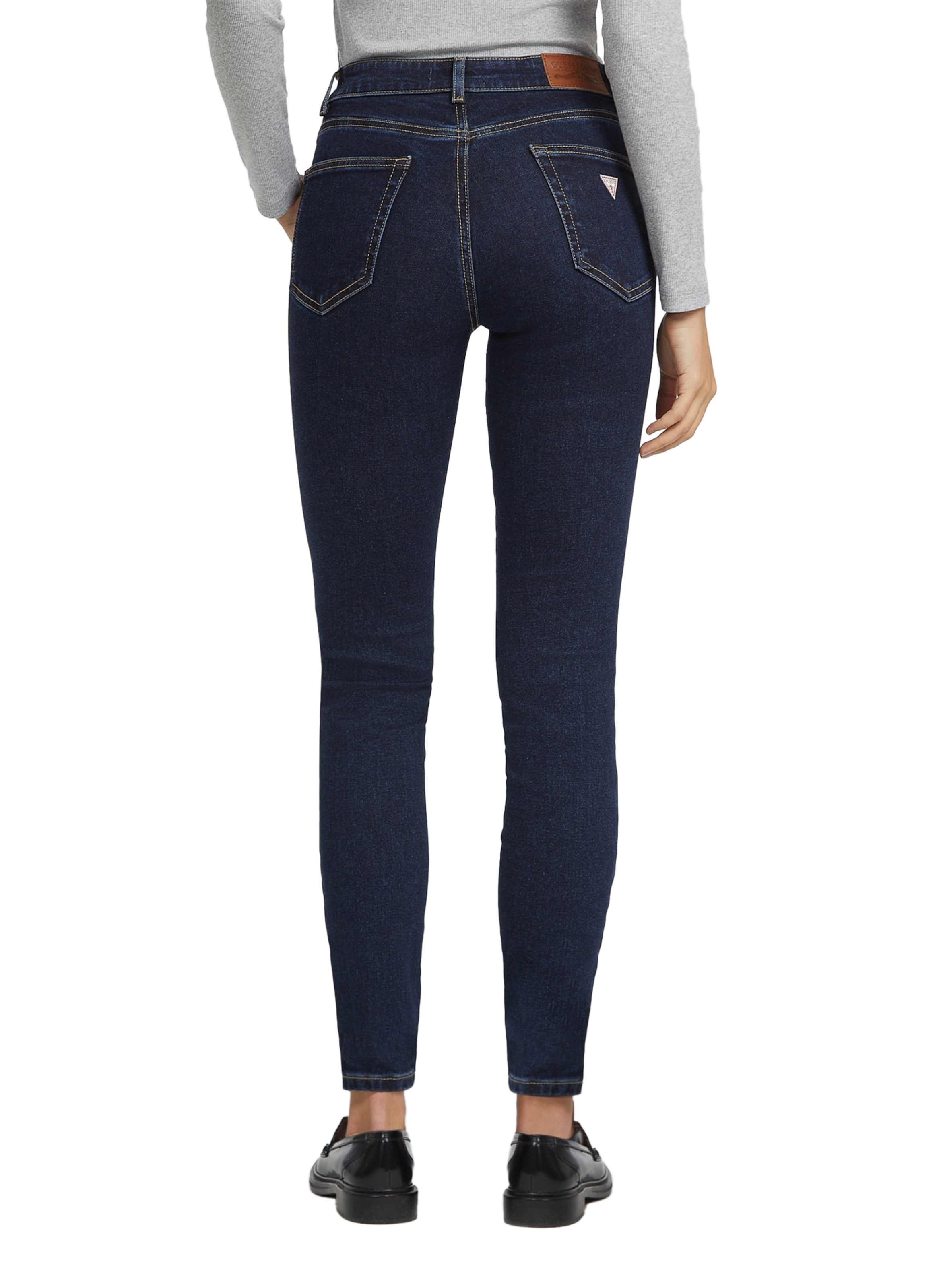 Cotton T-shirt GUESS Blue