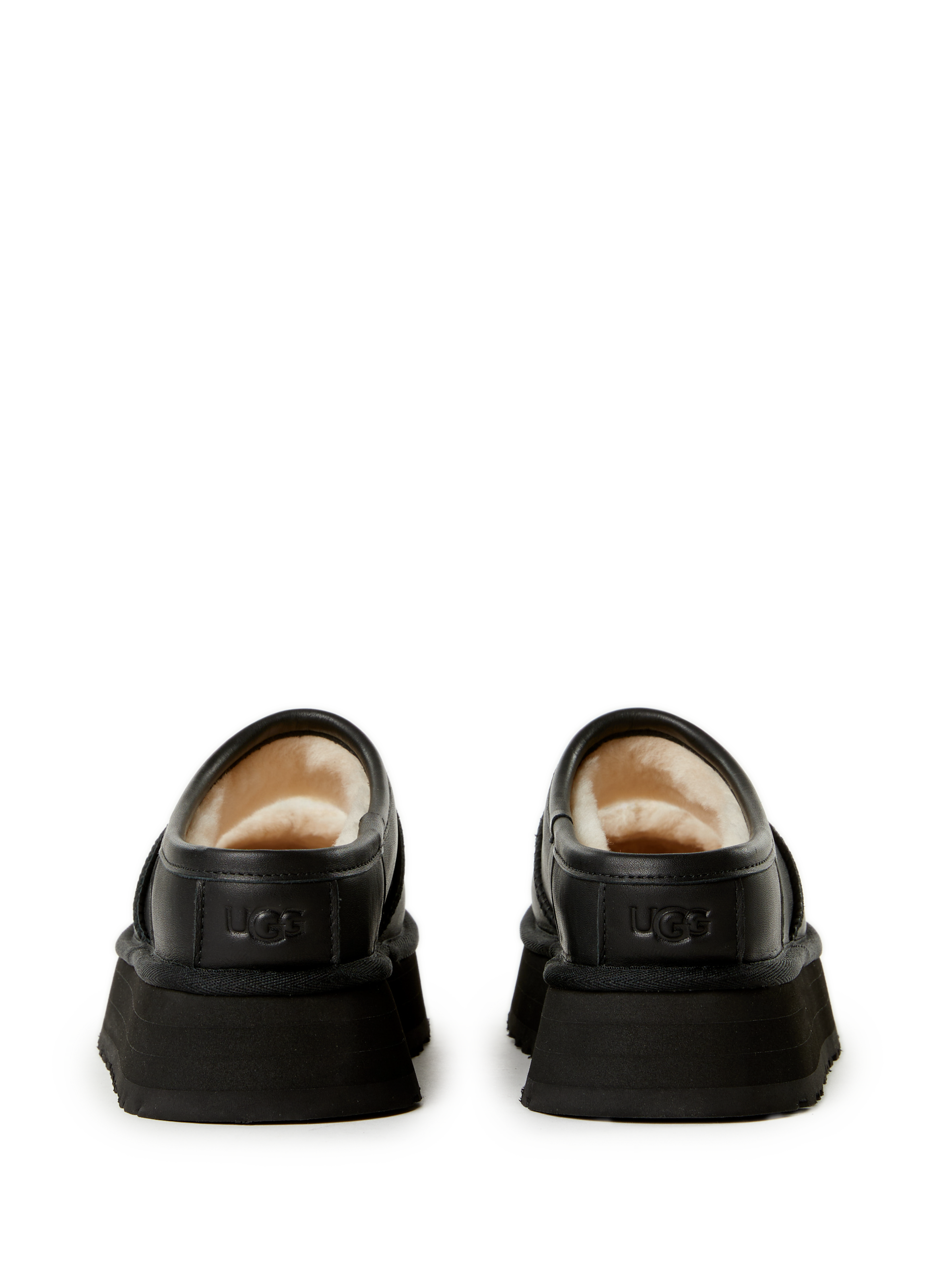 Leather Mary Jane slippers UGG Black