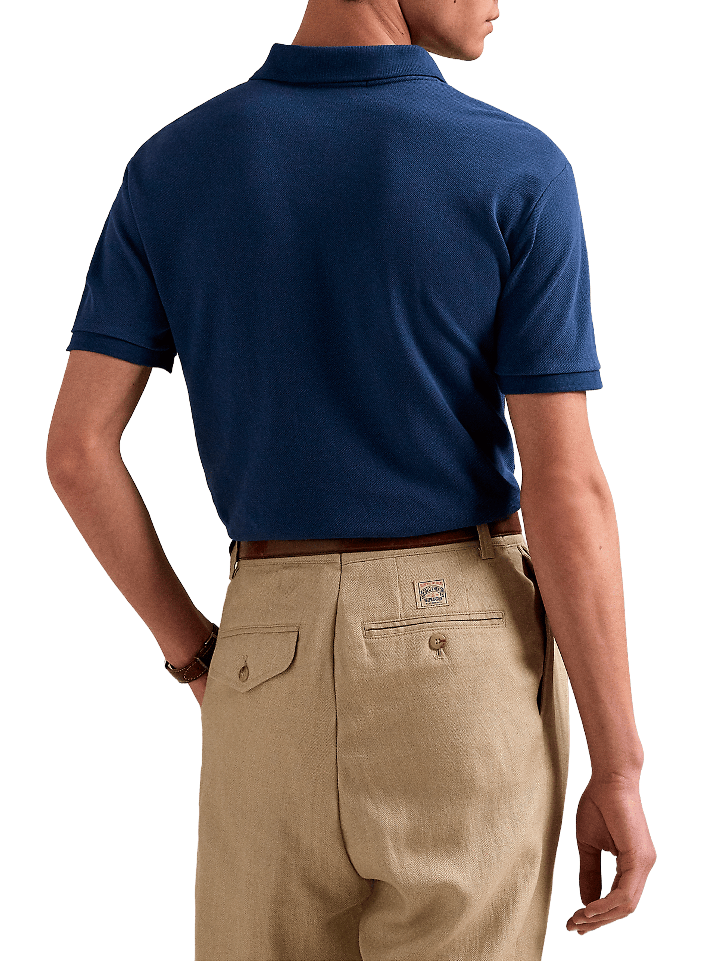 Polo à manches courtes en coton POLO RALPH LAUREN Bleu