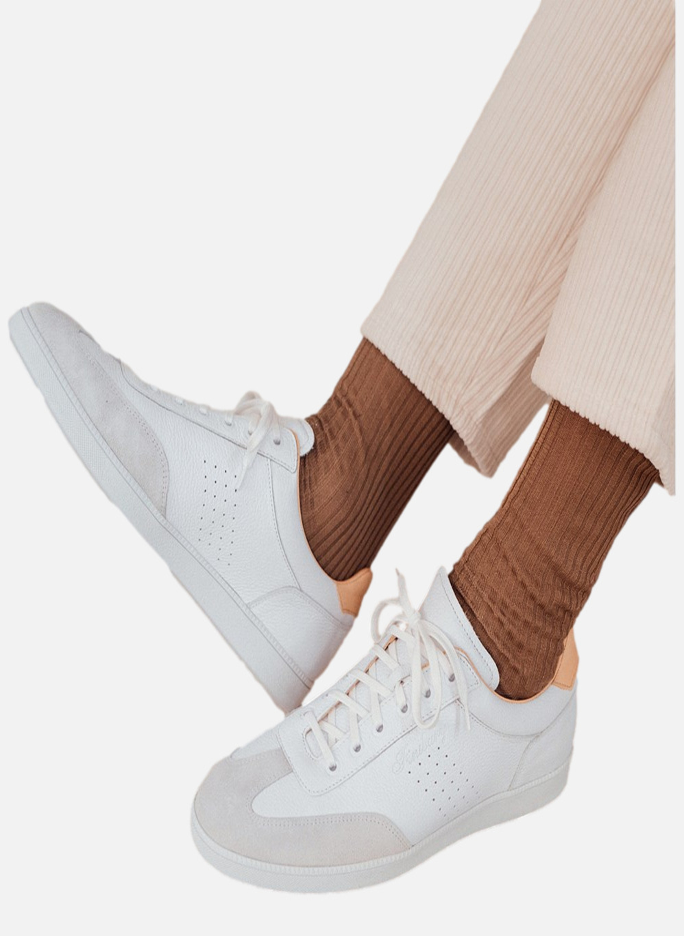 Sneakers cuir tom FINSBURY Blanc