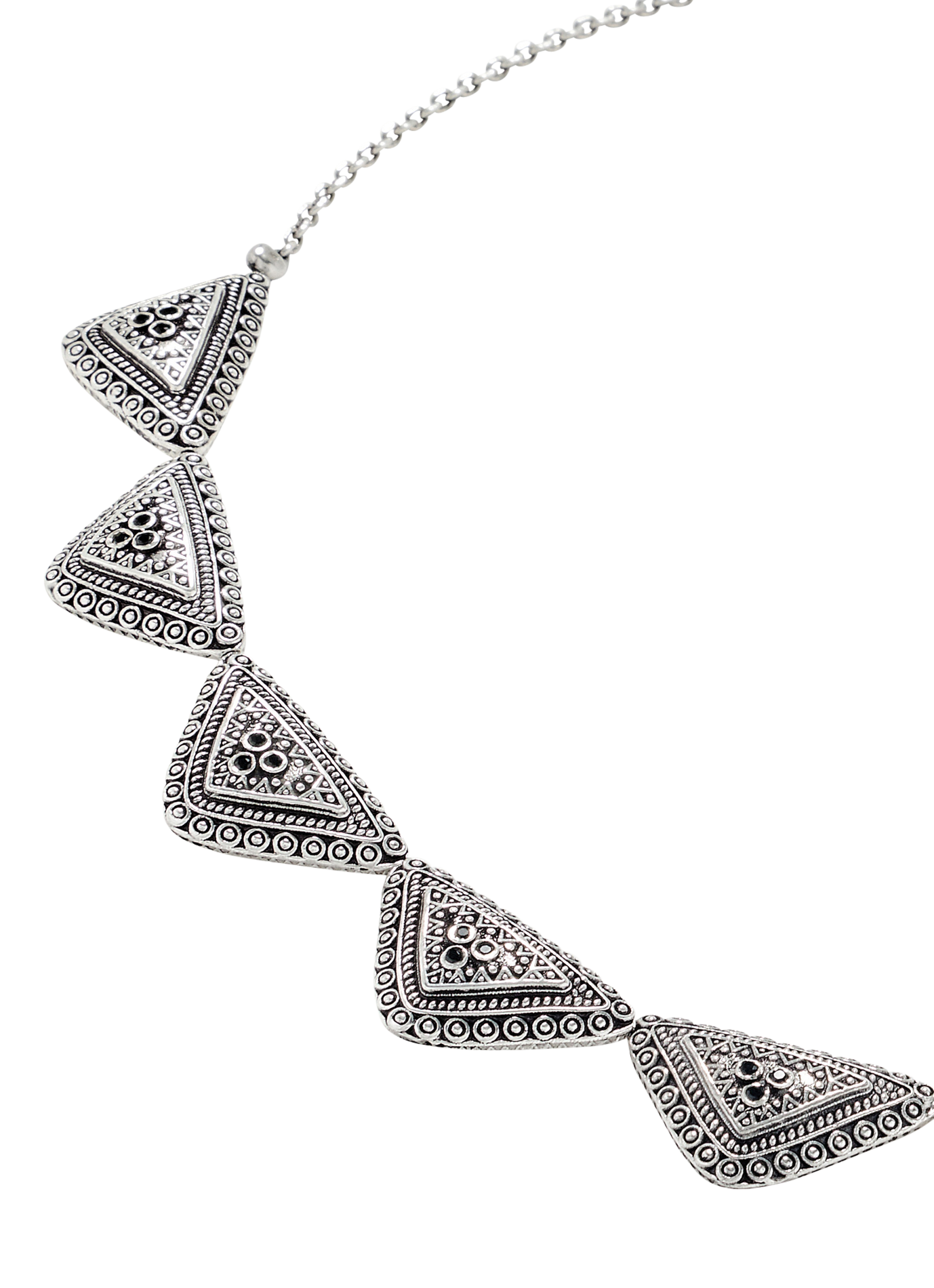 BA&SH Collier ethnique eluru Argent