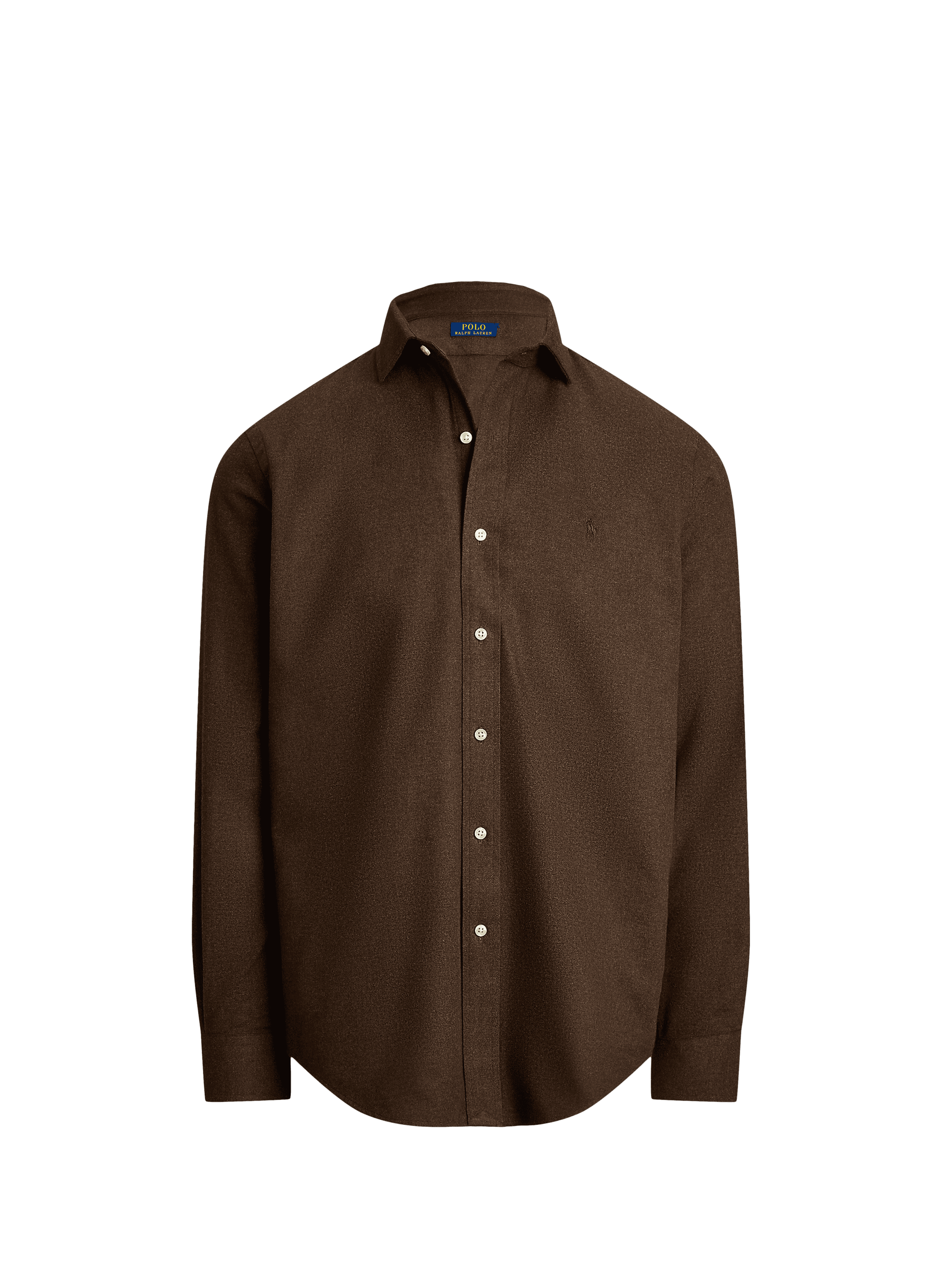Shirt with classic collar in blended cotton POLO RALPH LAUREN Beige