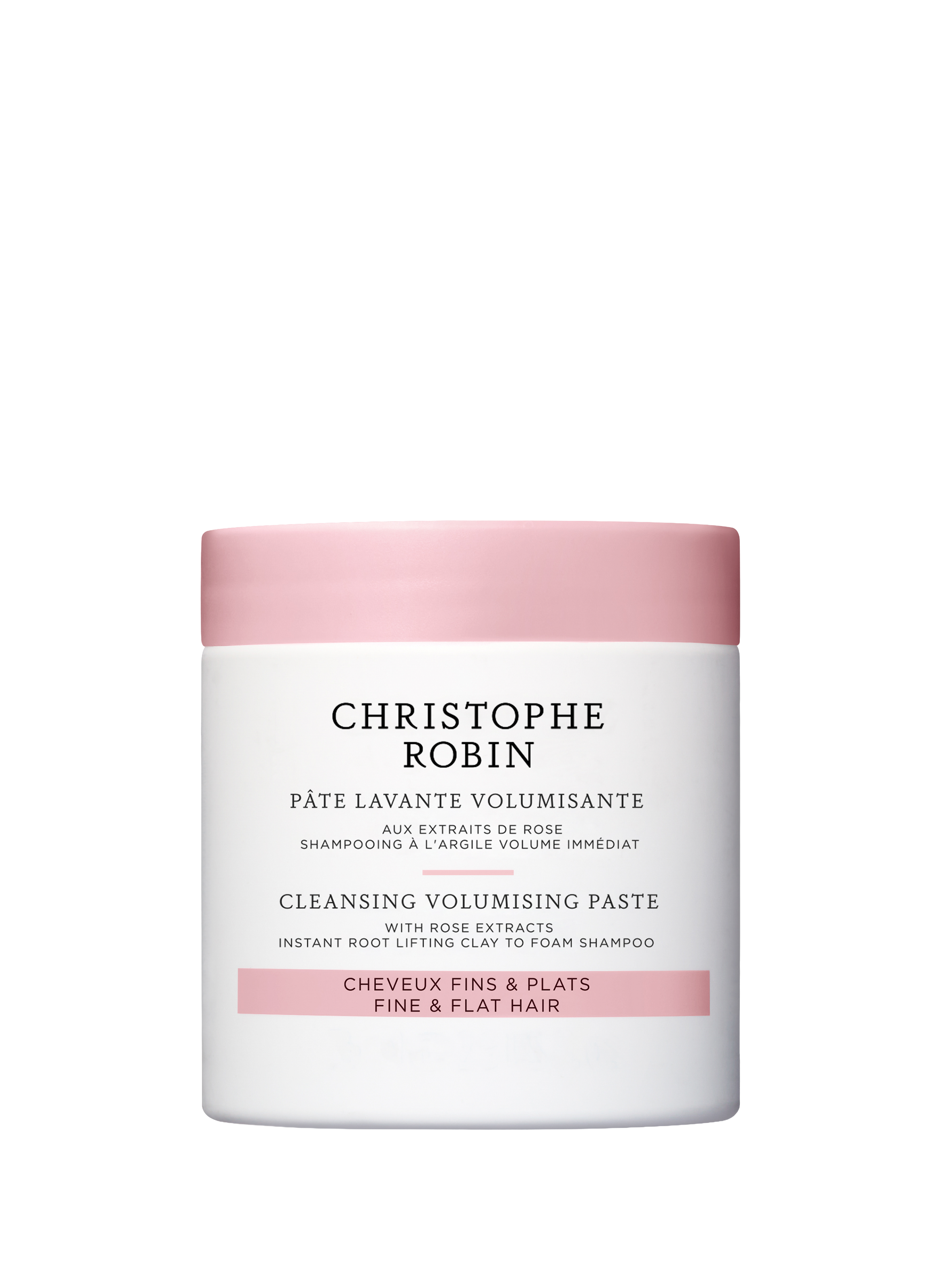 CHRISTOPHE ROBIN Cleansing Volumising Paste with Rose Extracts No color