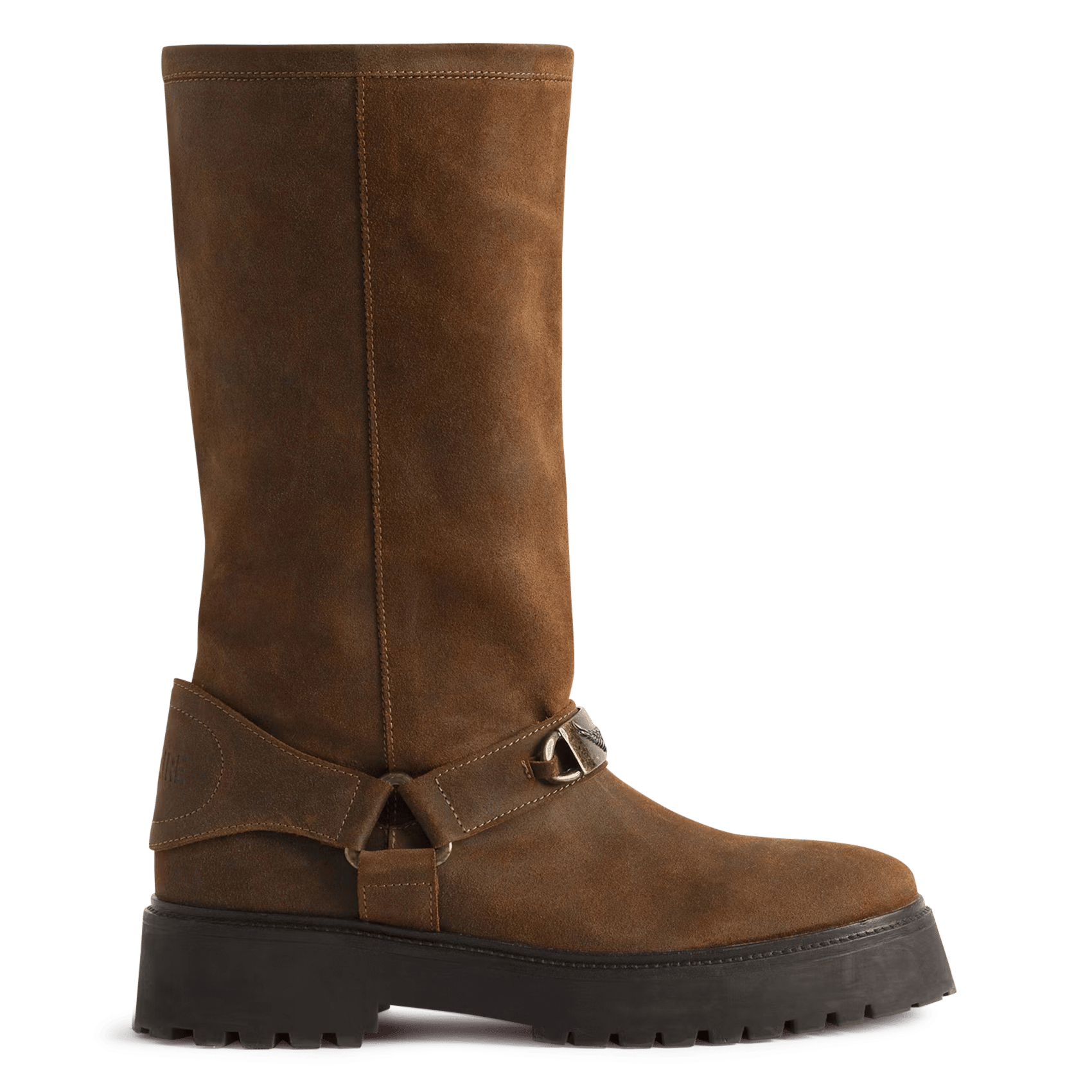 Bottes en cuir velours angie ZADIG&VOLTAIRE Marron