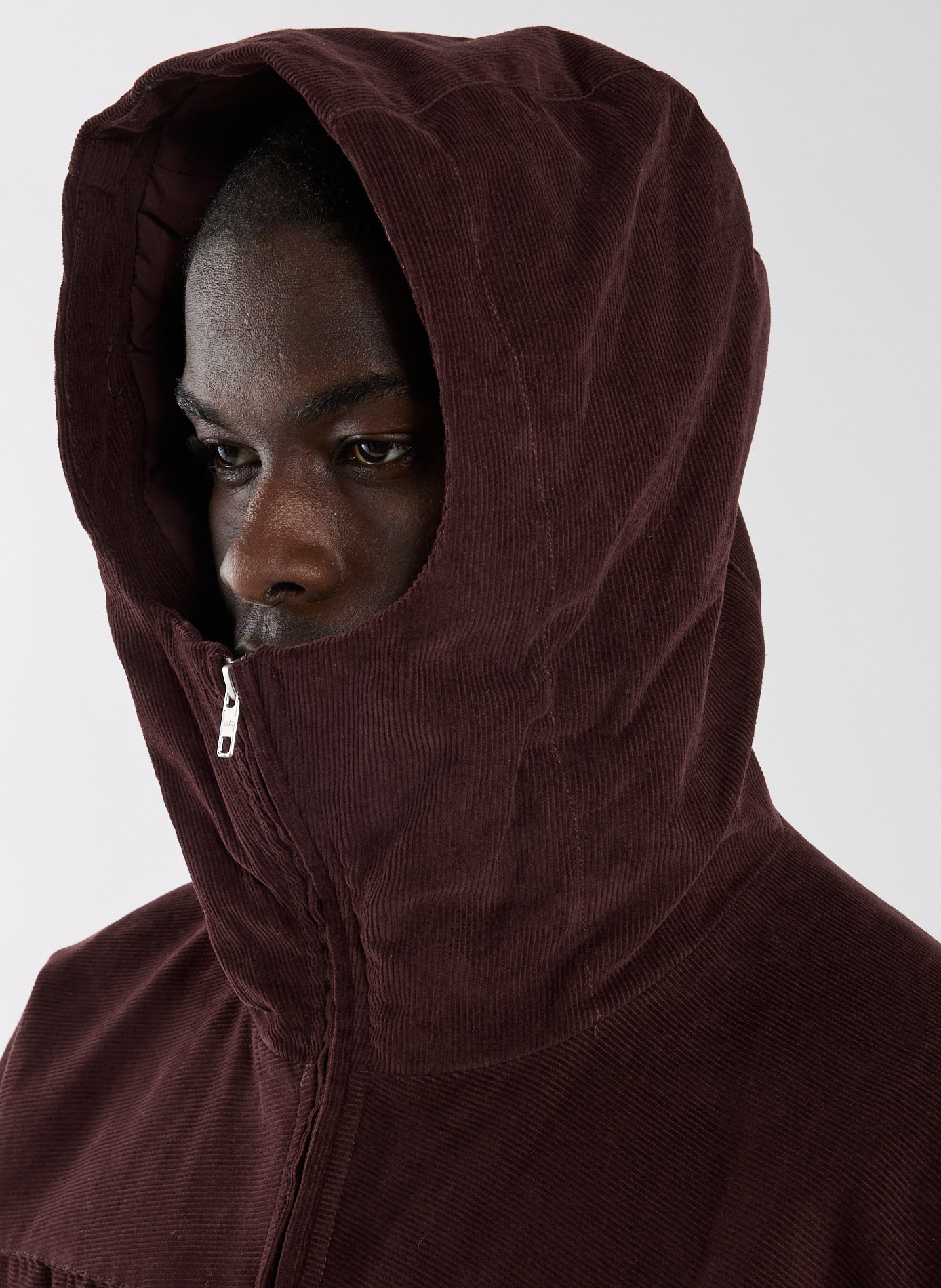 Oversized ribbed velvet jacket in a cotton blend ARTE ANTWERP Red