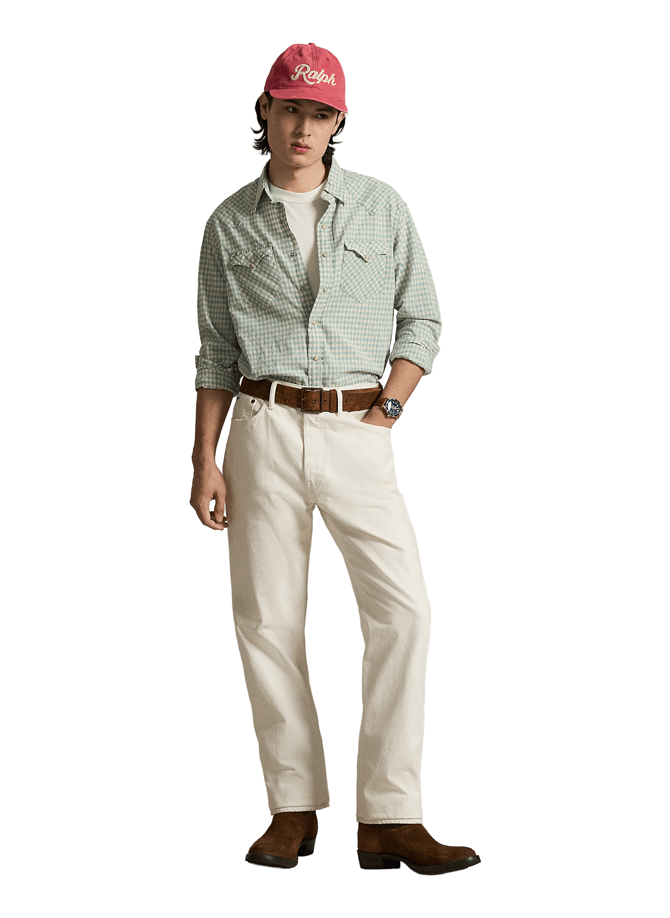 Westernhemd Classic Fit mit Karomuster aus Baumwolle POLO RALPH LAUREN Grun
