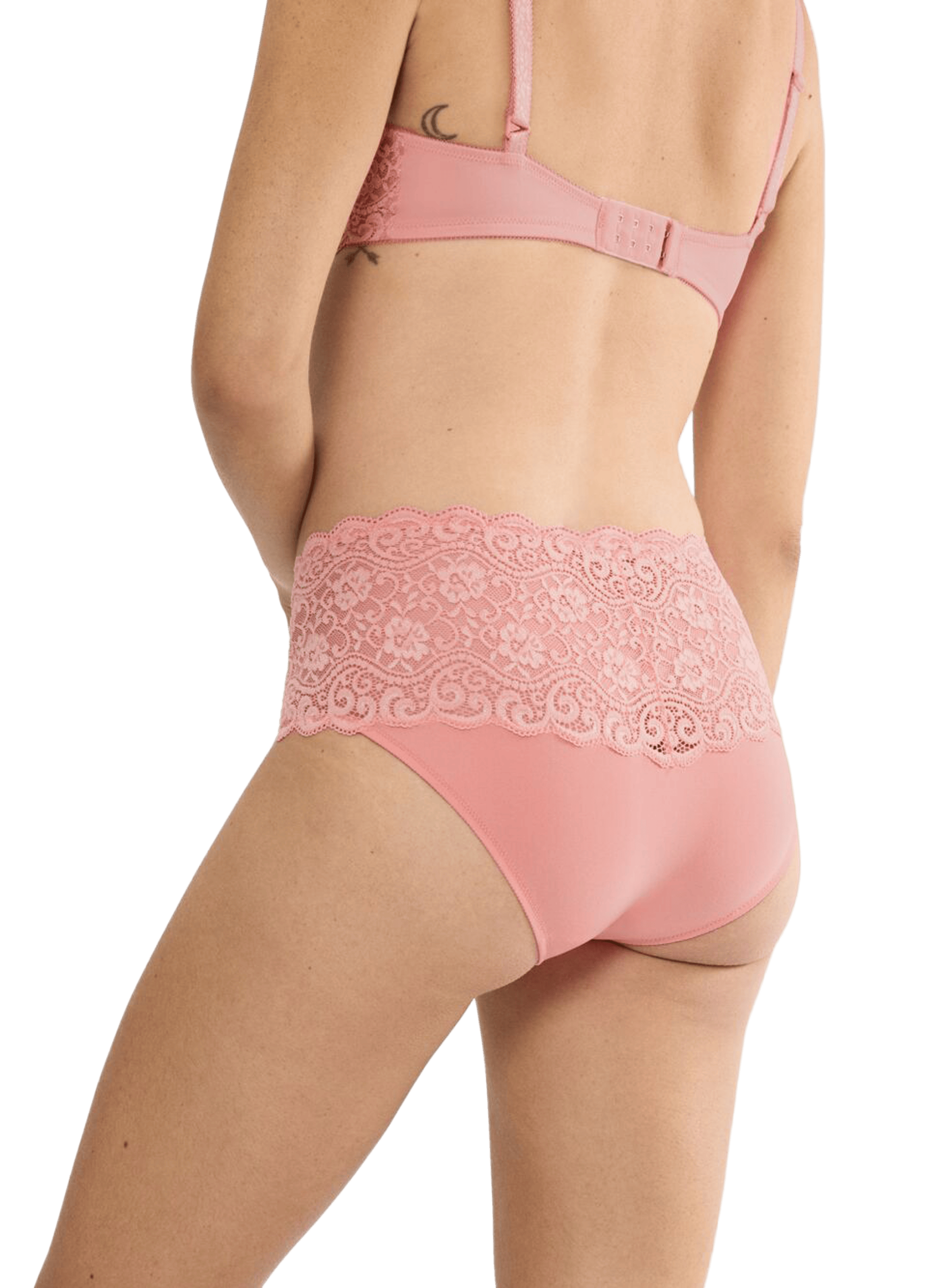 Culotte Amourette en dentelle  TRIUMPH Rose