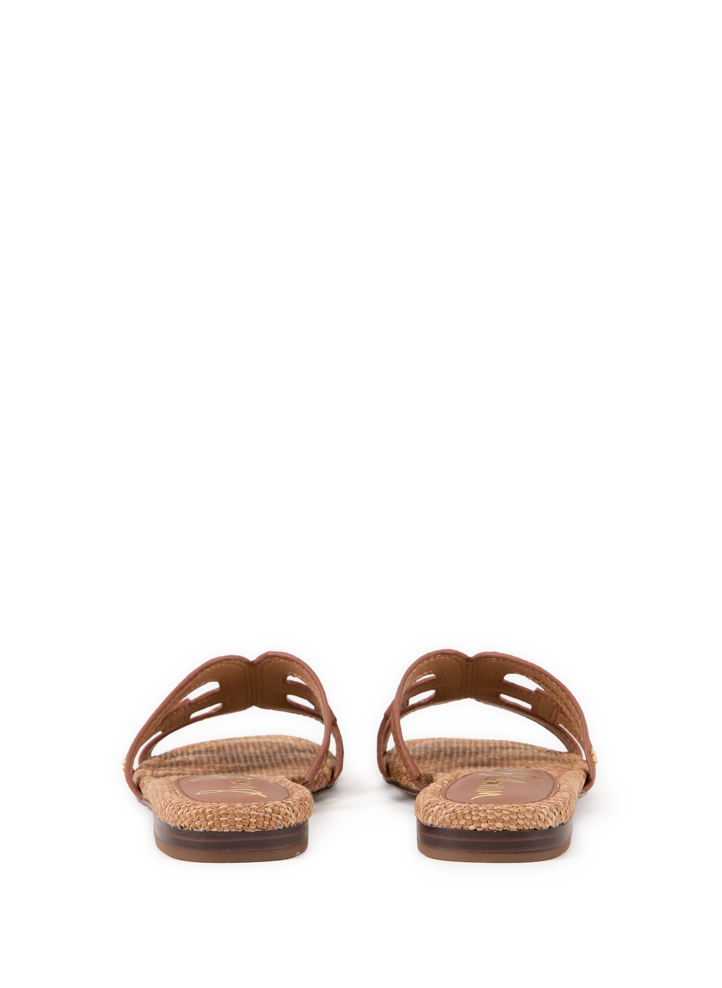 Mules Bay logo SAM EDELMAN Brown