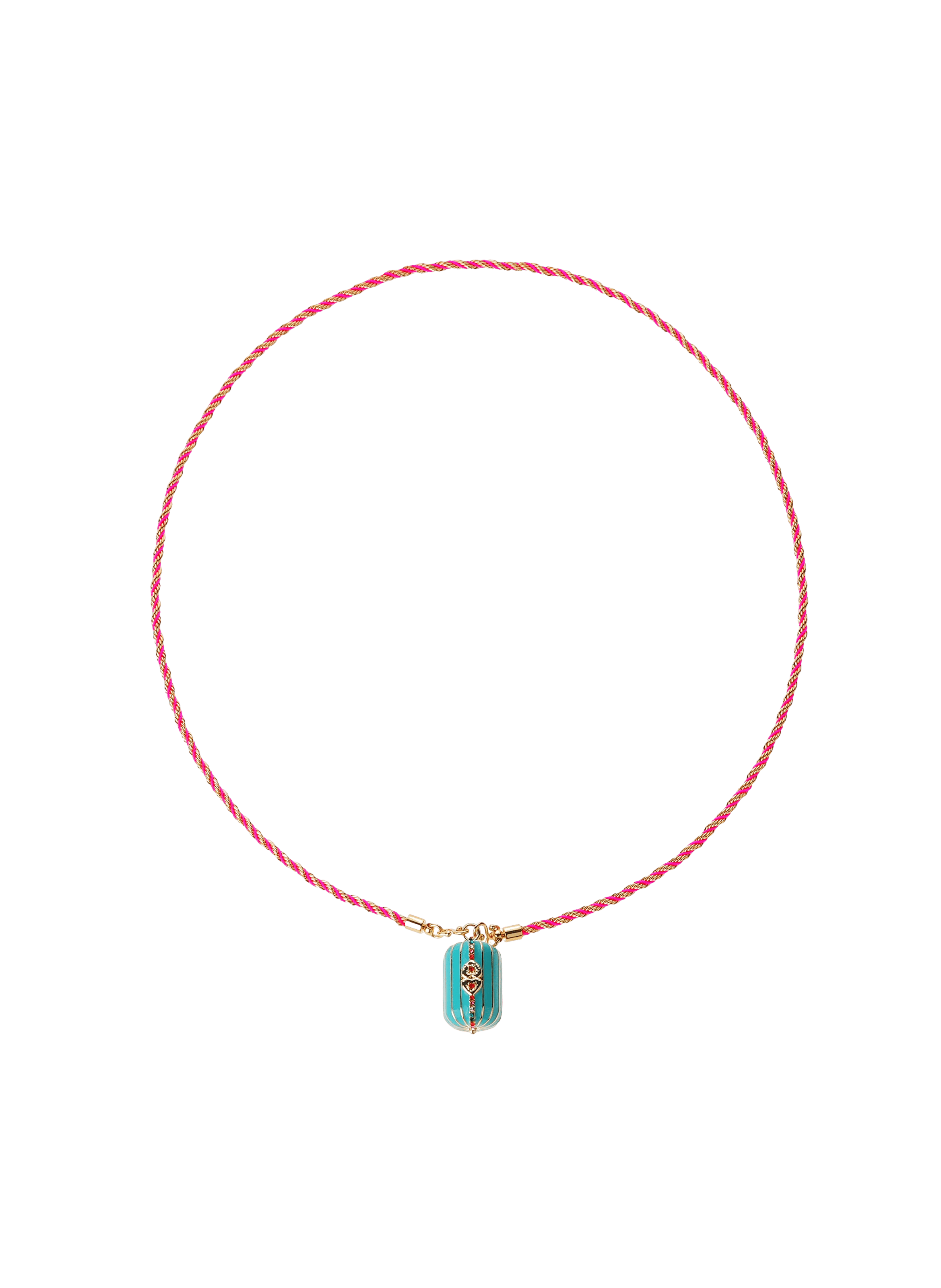 Collier sautoir en cordon avec charm central felice HIPANEMA Bleu