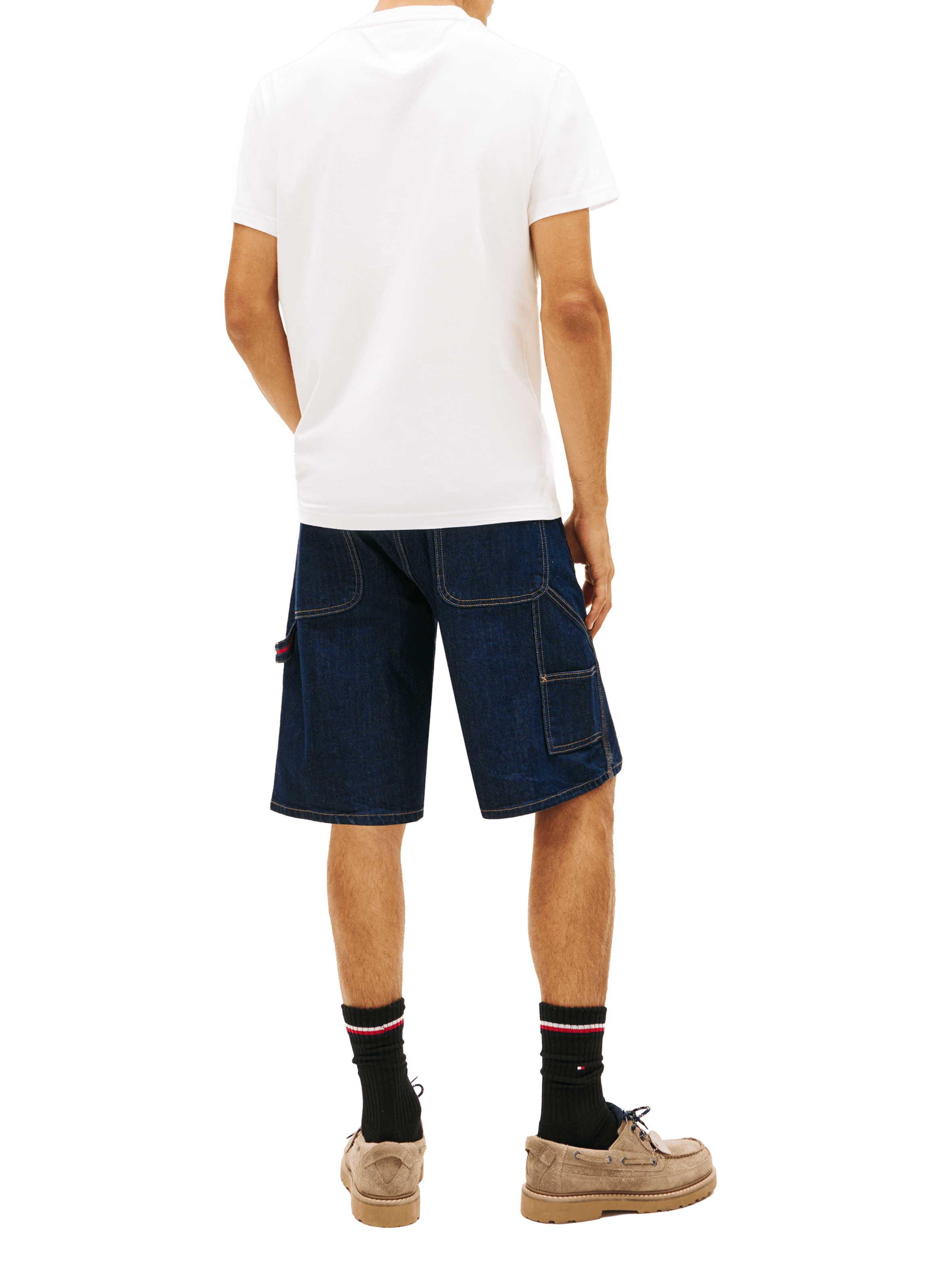 Straight-fit cotton T-shirt TOMMY HILFIGER White