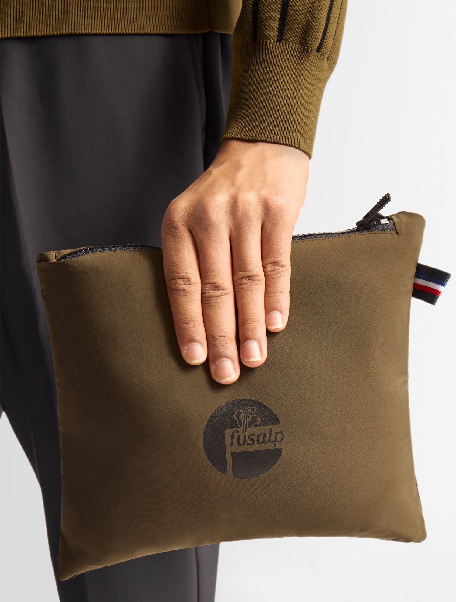 Doudoune gordyn col montant coupe regular FUSALP Marron