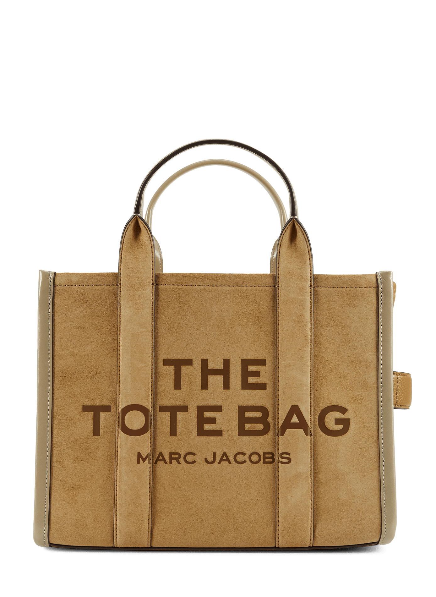 Sac cabas The Suede Medium Tote Bag MARC JACOBS Marron