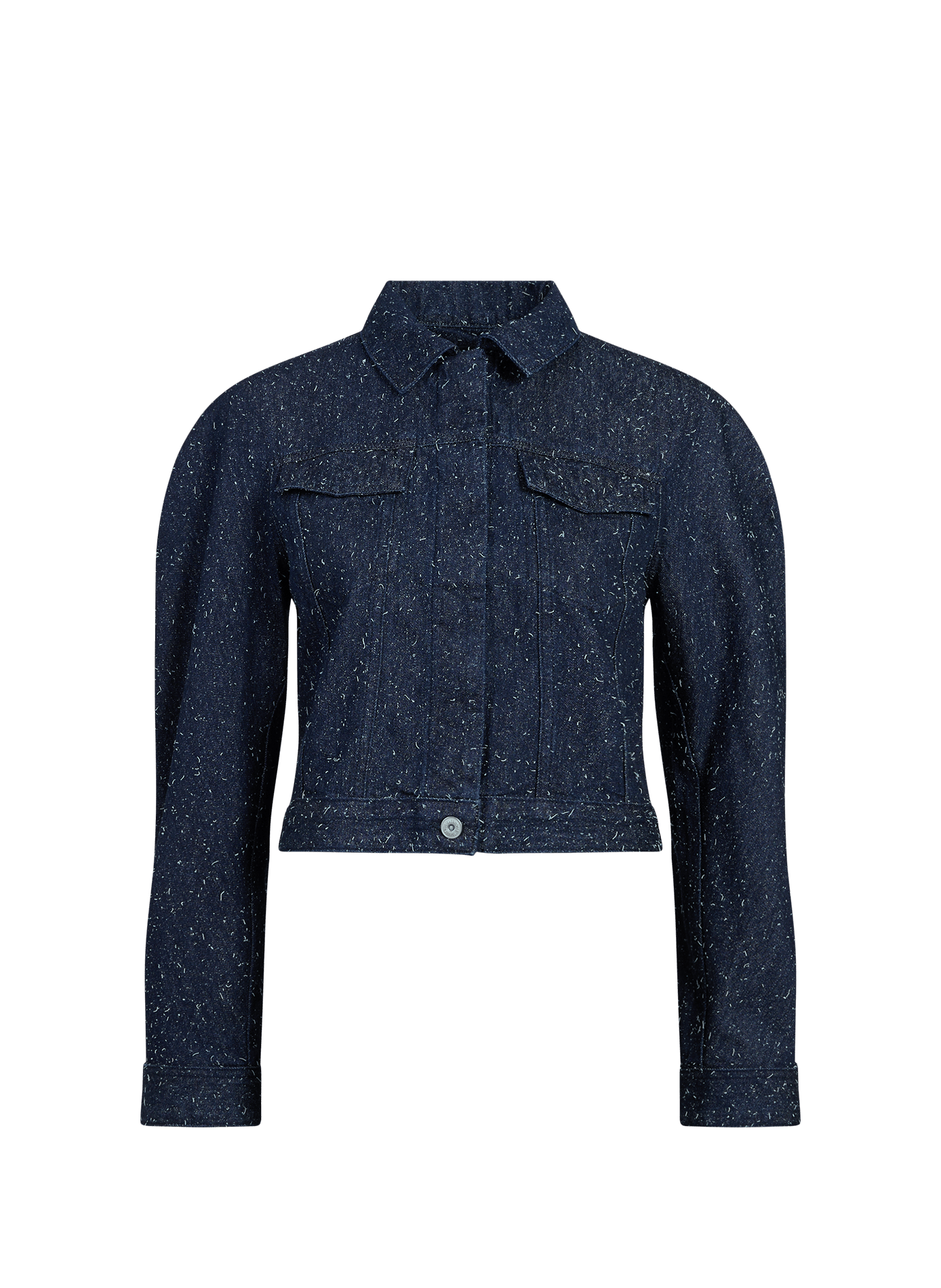 La veste de-Nîmes Ovalo en coton mélangé JACQUEMUS Bleu