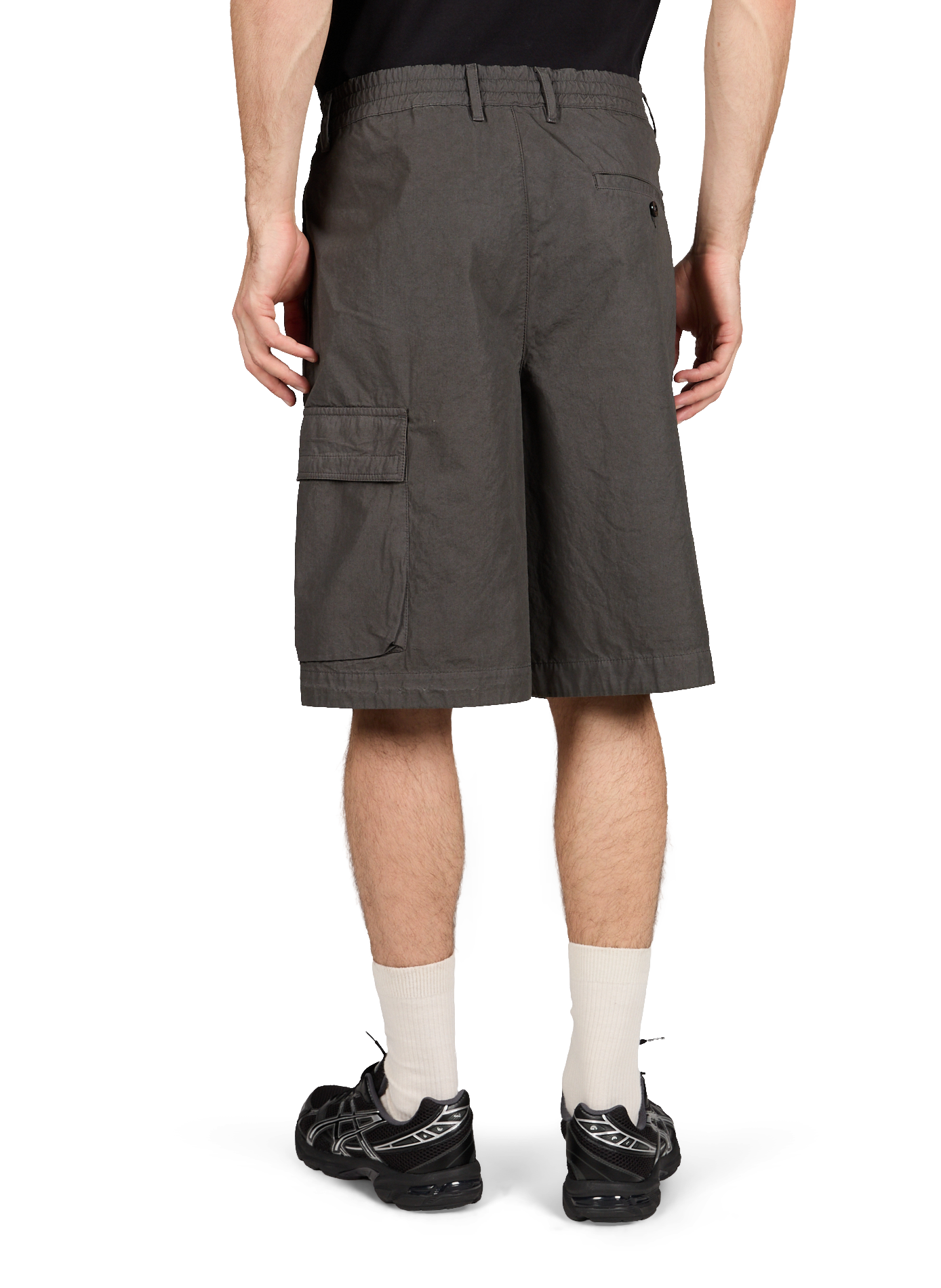 Straight cotton shorts CP COMPANY Grey