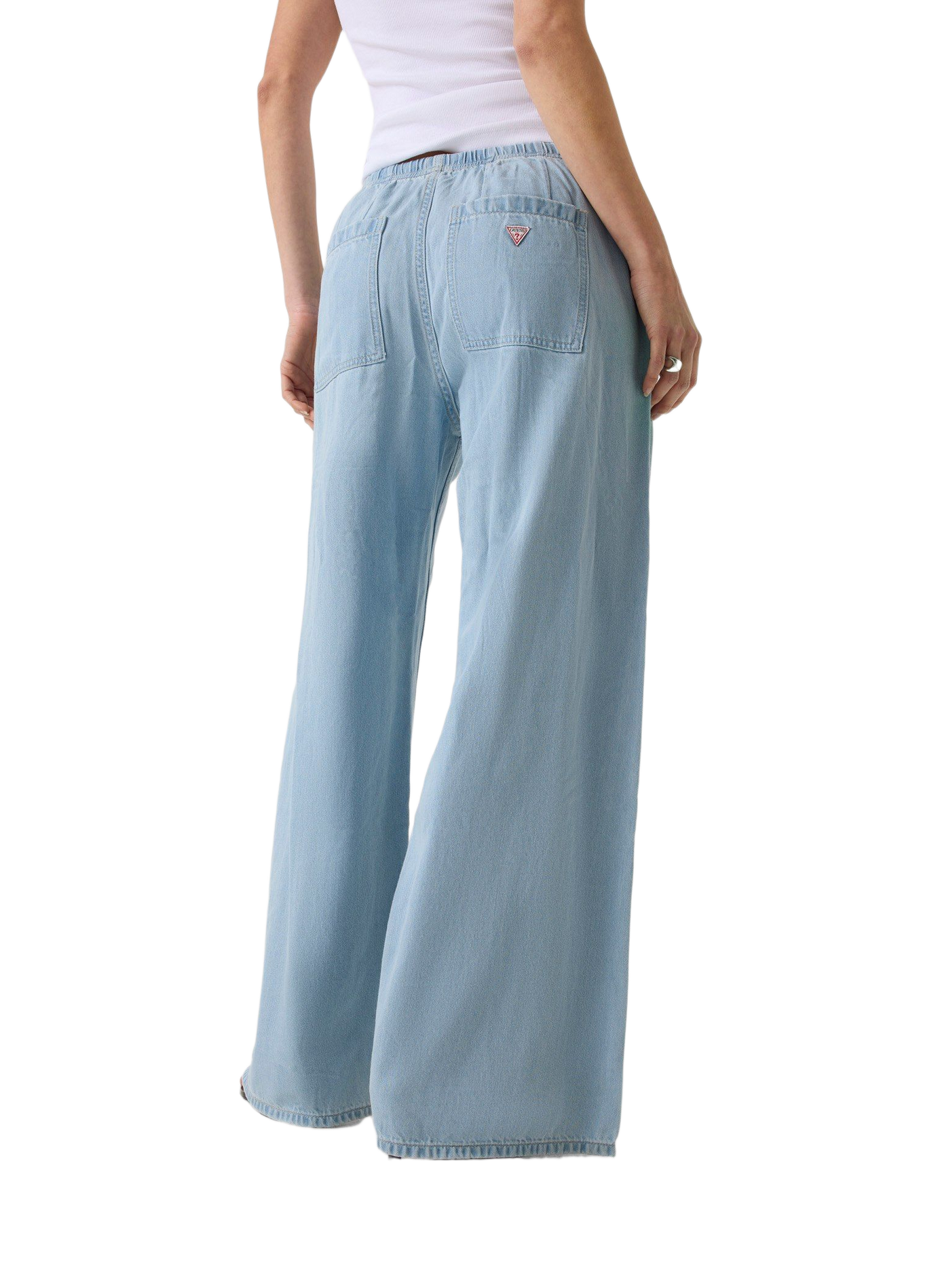 Wide cotton jeans  GUESS Blue