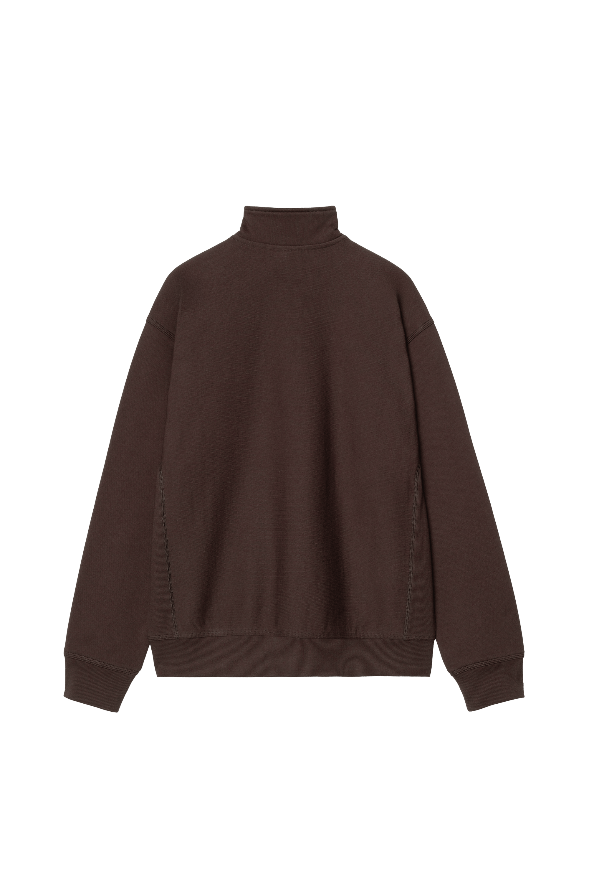 Sweat zippé half zip american script CARHARTT WIP Marron