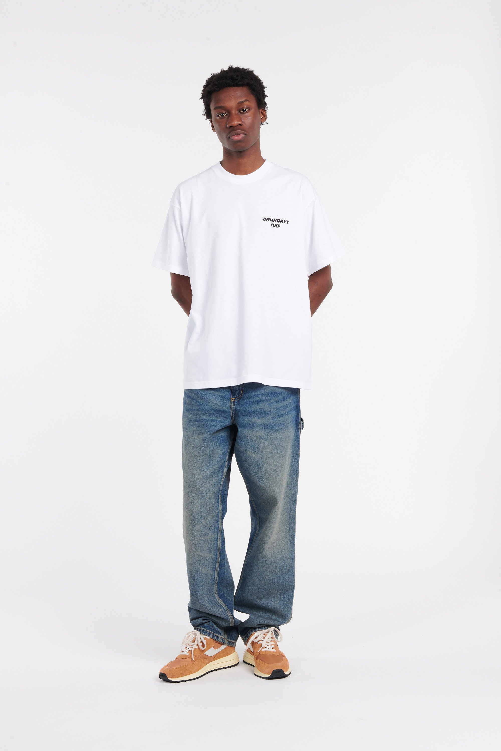Jean single knee CARHARTT WIP Bleu