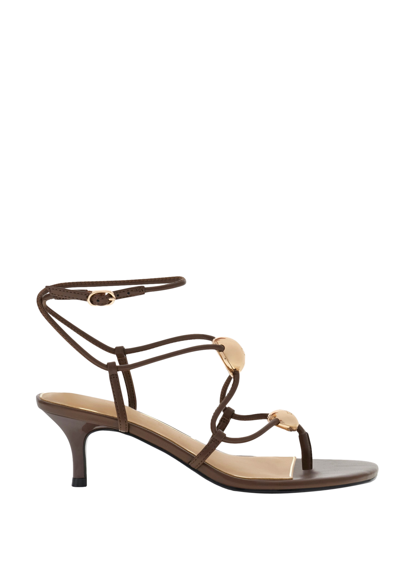 Heeled sandals GUESS Brown