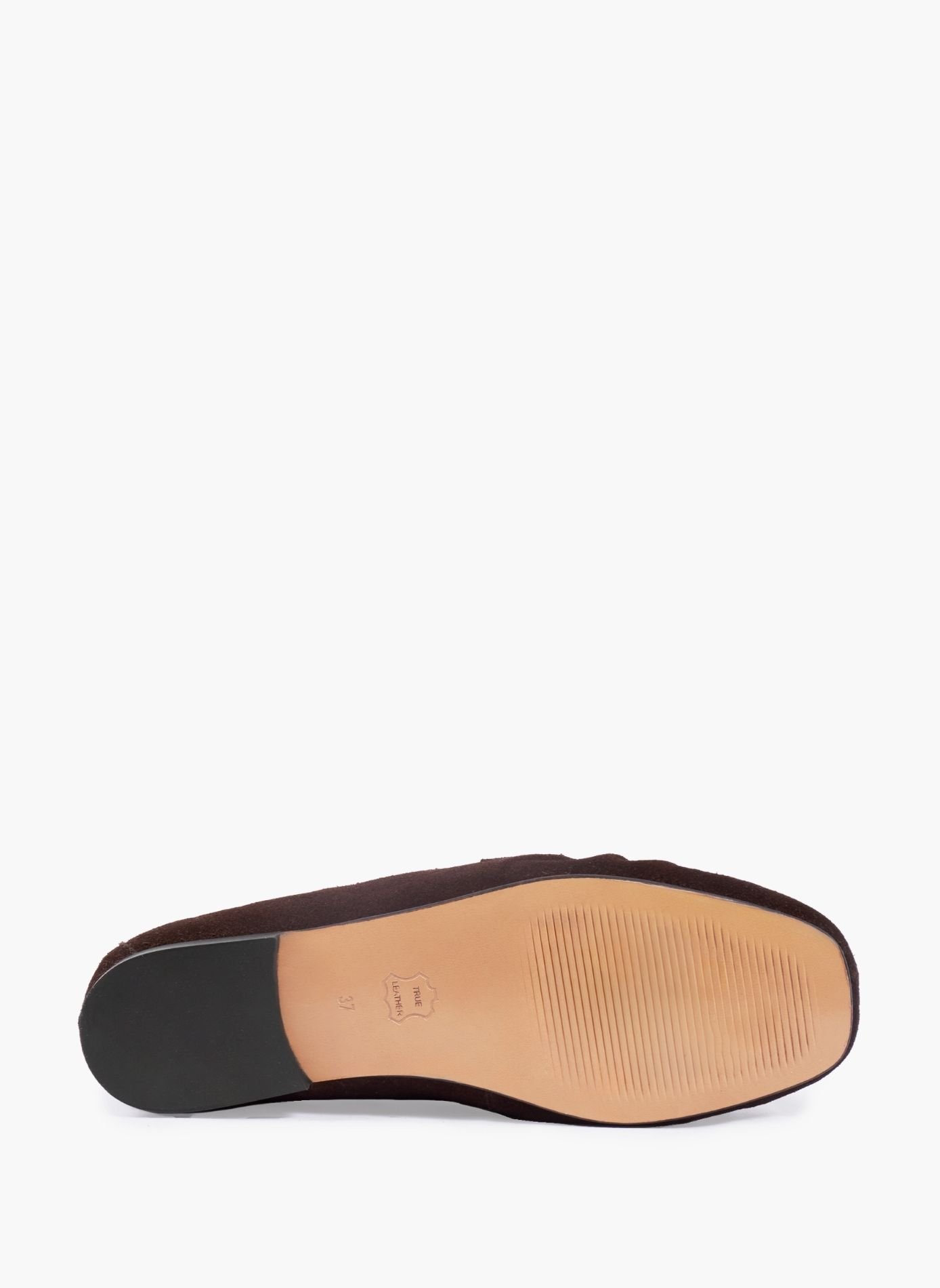 Mocassins plissés thaïs cuir daim JULES & JENN Marron