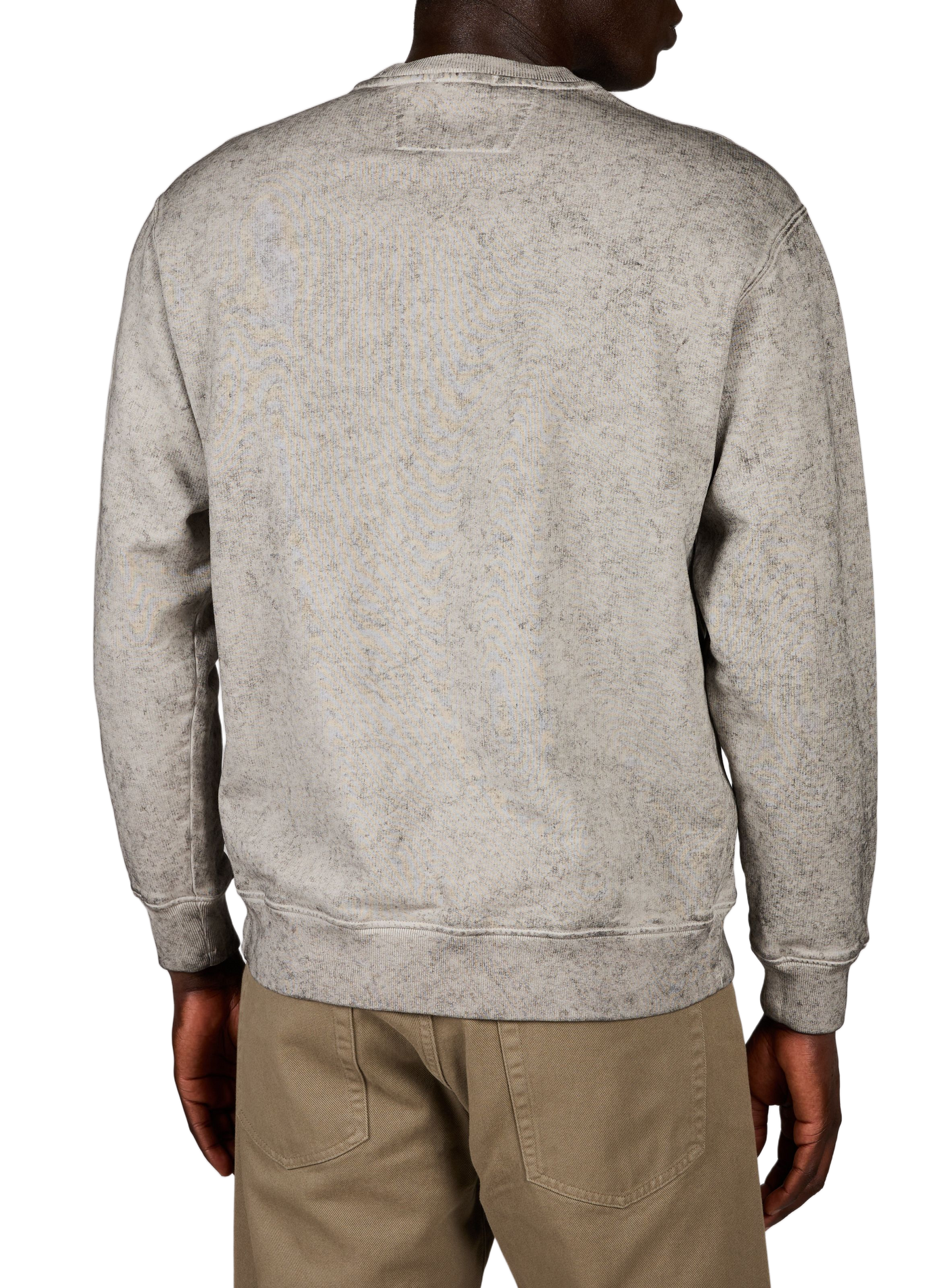 Pantalón recto de algodón CP COMPANY Negro