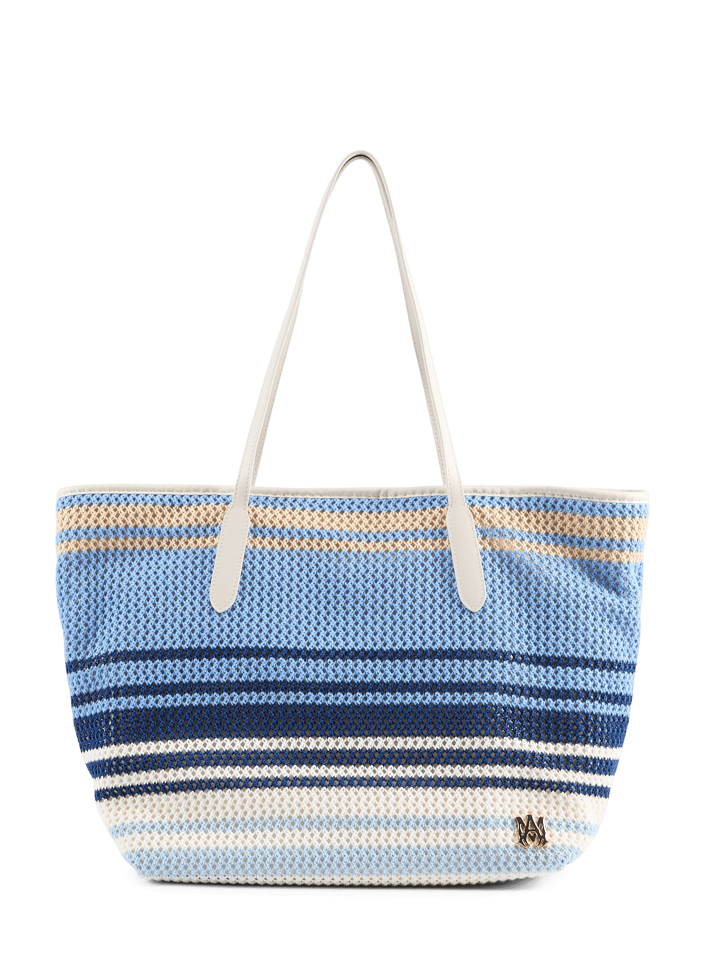 Woven cotton handbag AMIRI Blue