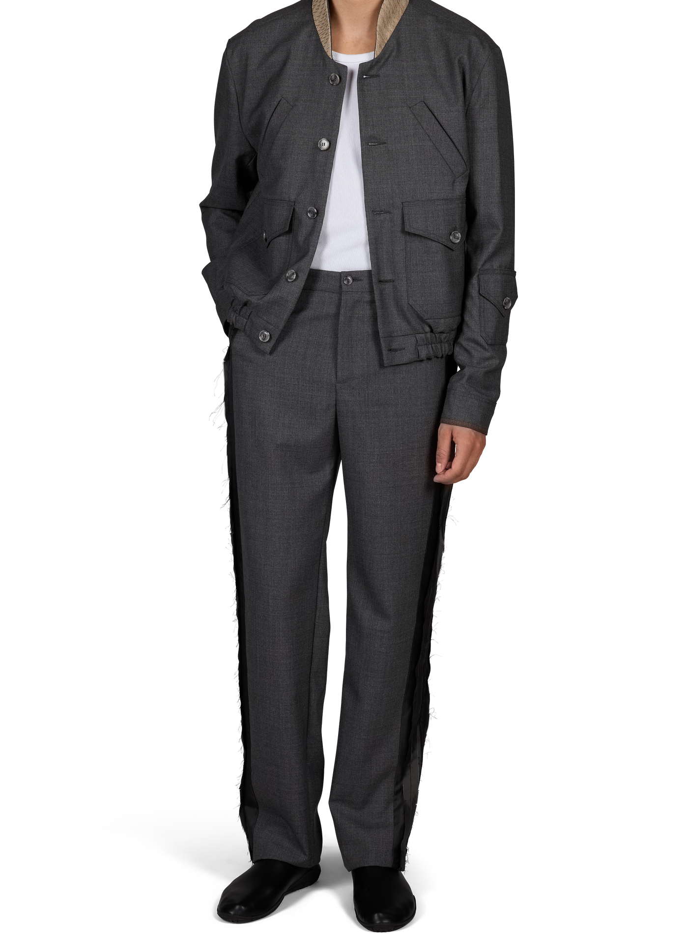 Gerader Wollblouson SONIA CARRASCO Grau