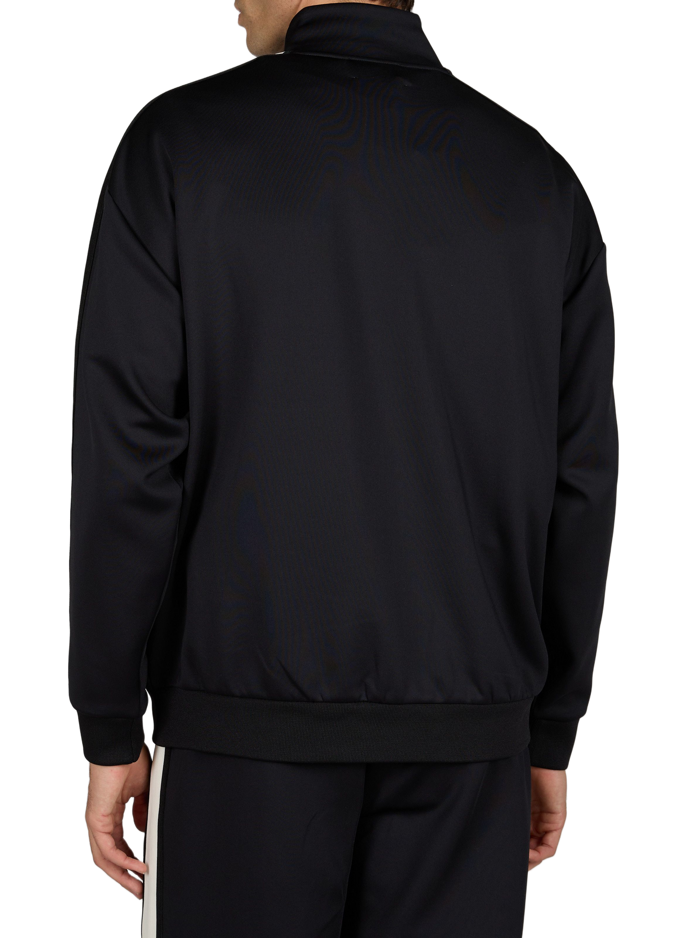 Straight track jacket with high collar GERTRUDE Black
