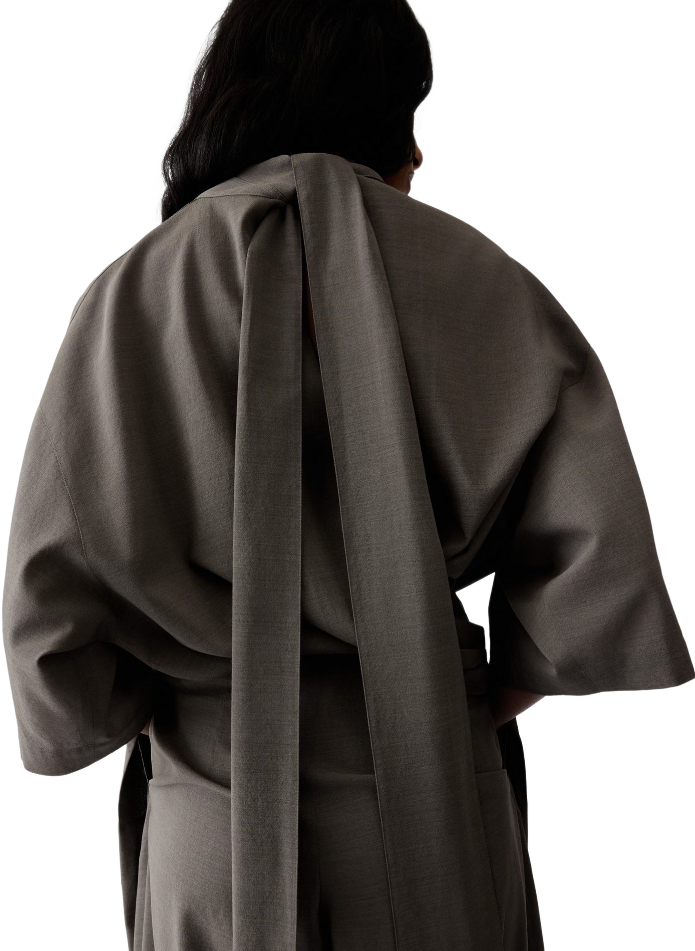 La blouse Havana en laine vierge mélangée JACQUEMUS Grey