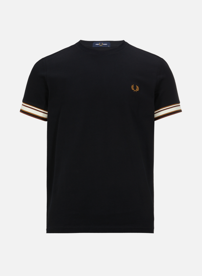 Bold Tipped cotton T-shirt FRED PERRY