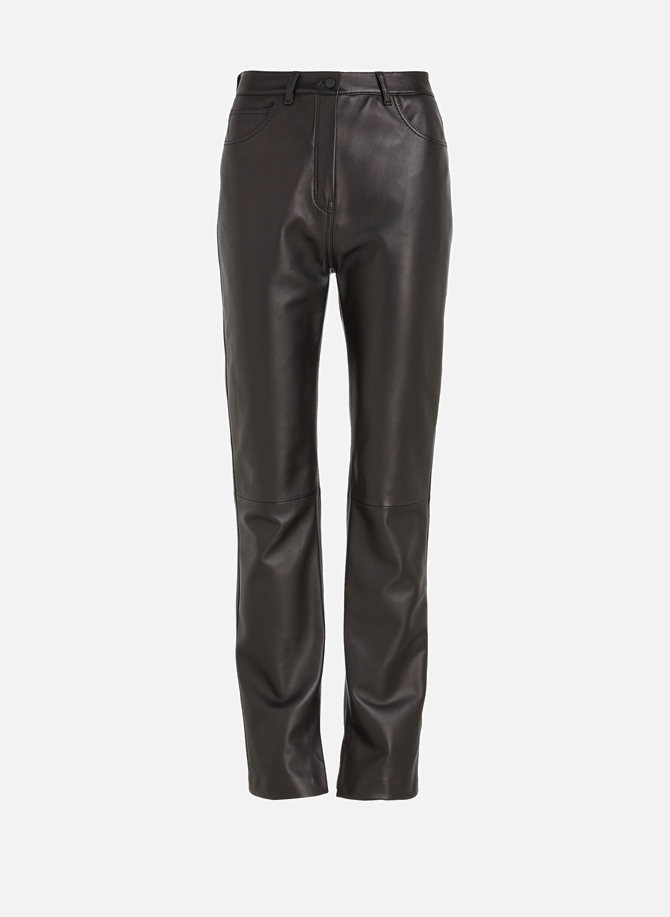 Slim-fit leather trousers CALVIN KLEIN