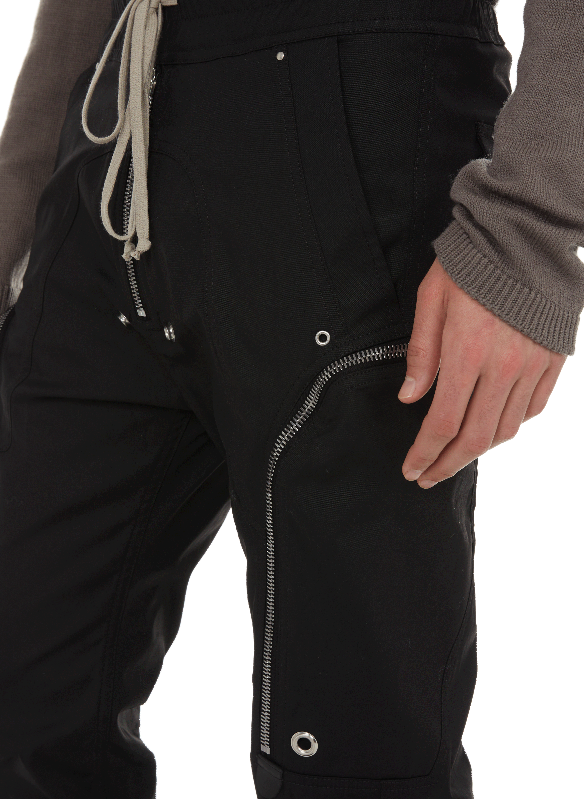 Cotton cargo pants RICK OWENS Black