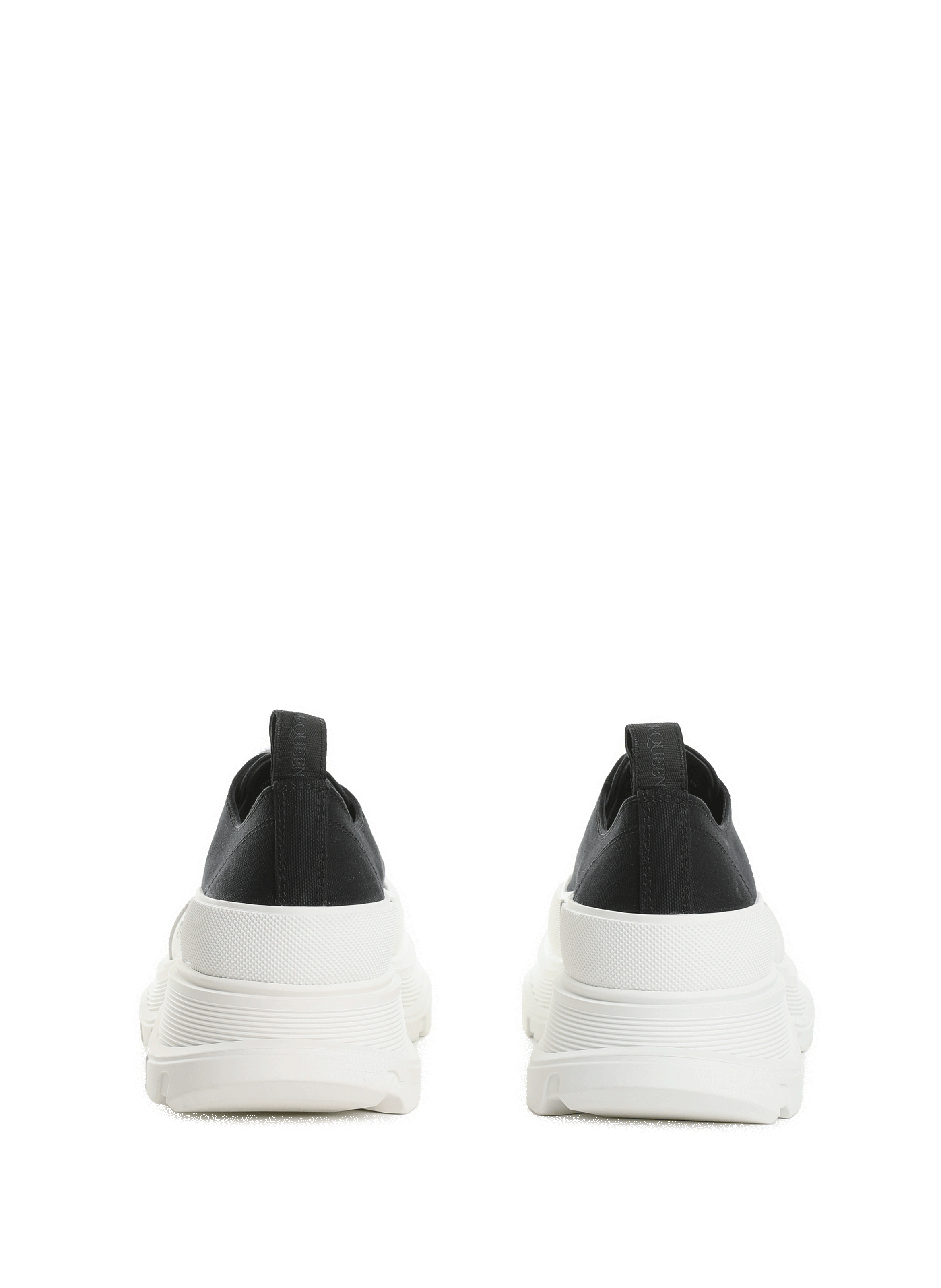 Tread Slick cotton canvas sneakers ALEXANDER MCQUEEN Black