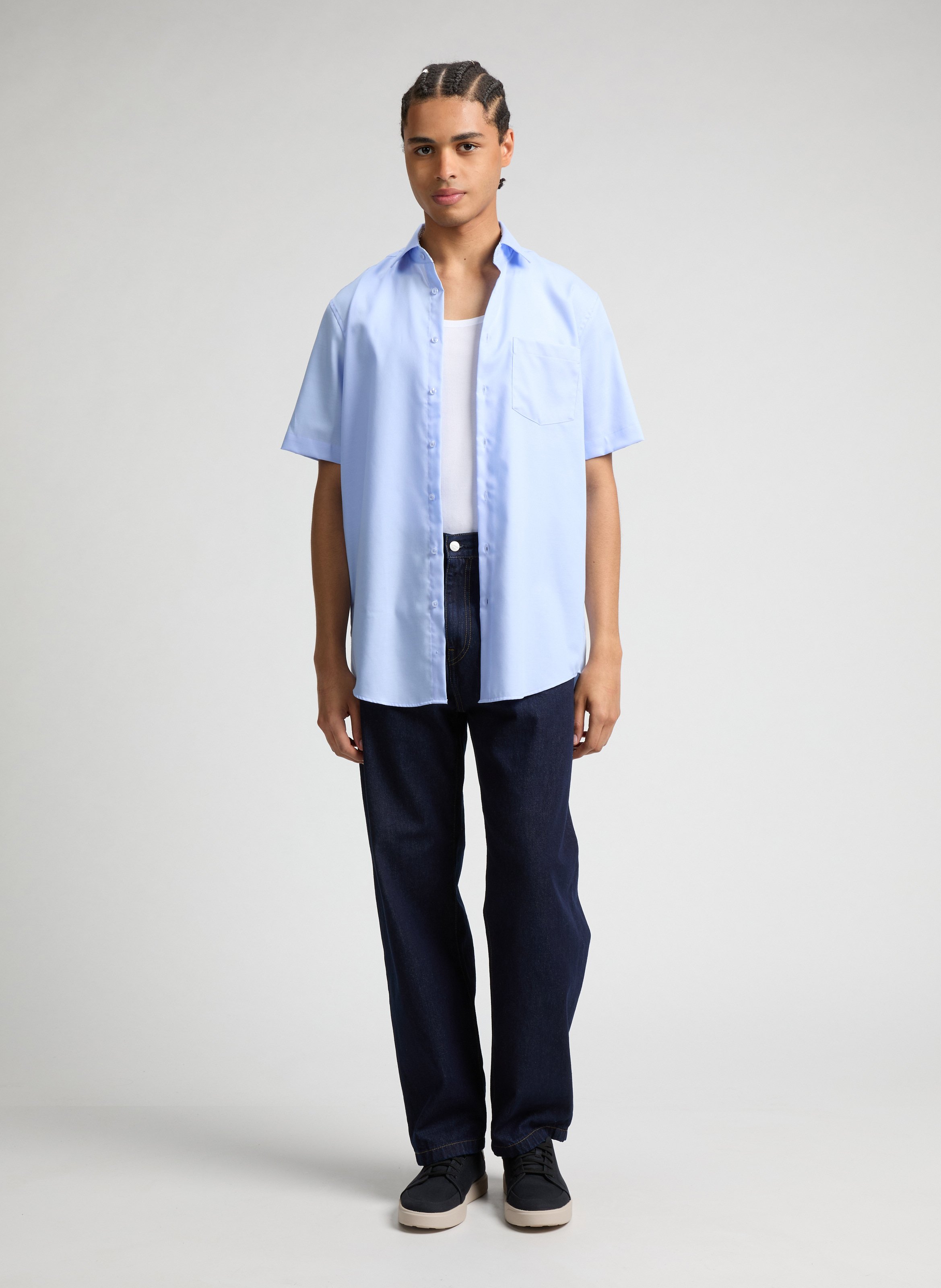  Cotton shirt SEIDENSTICKER Blue