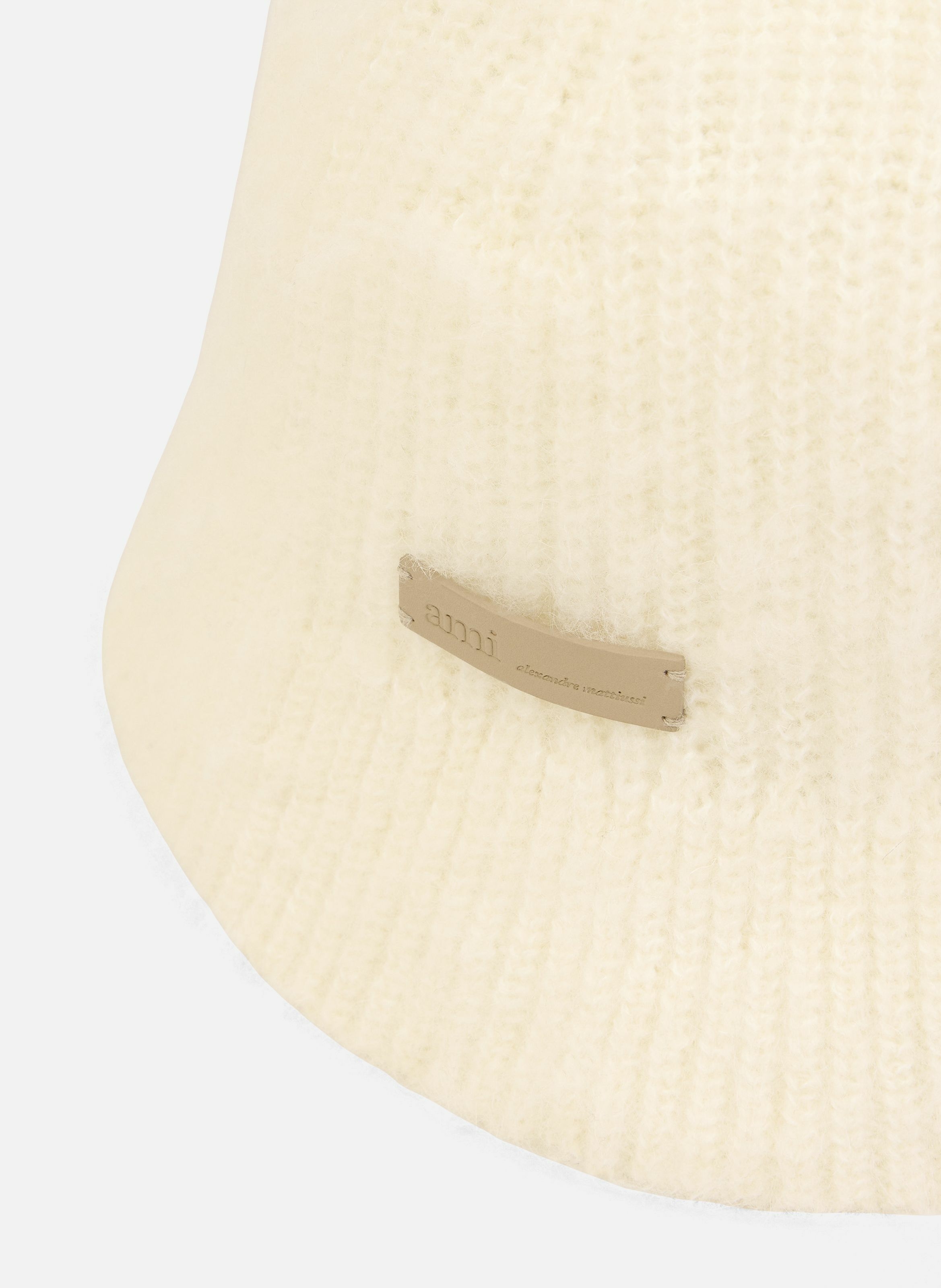 Bob ami en mohair unisexe AMI PARIS Blanc