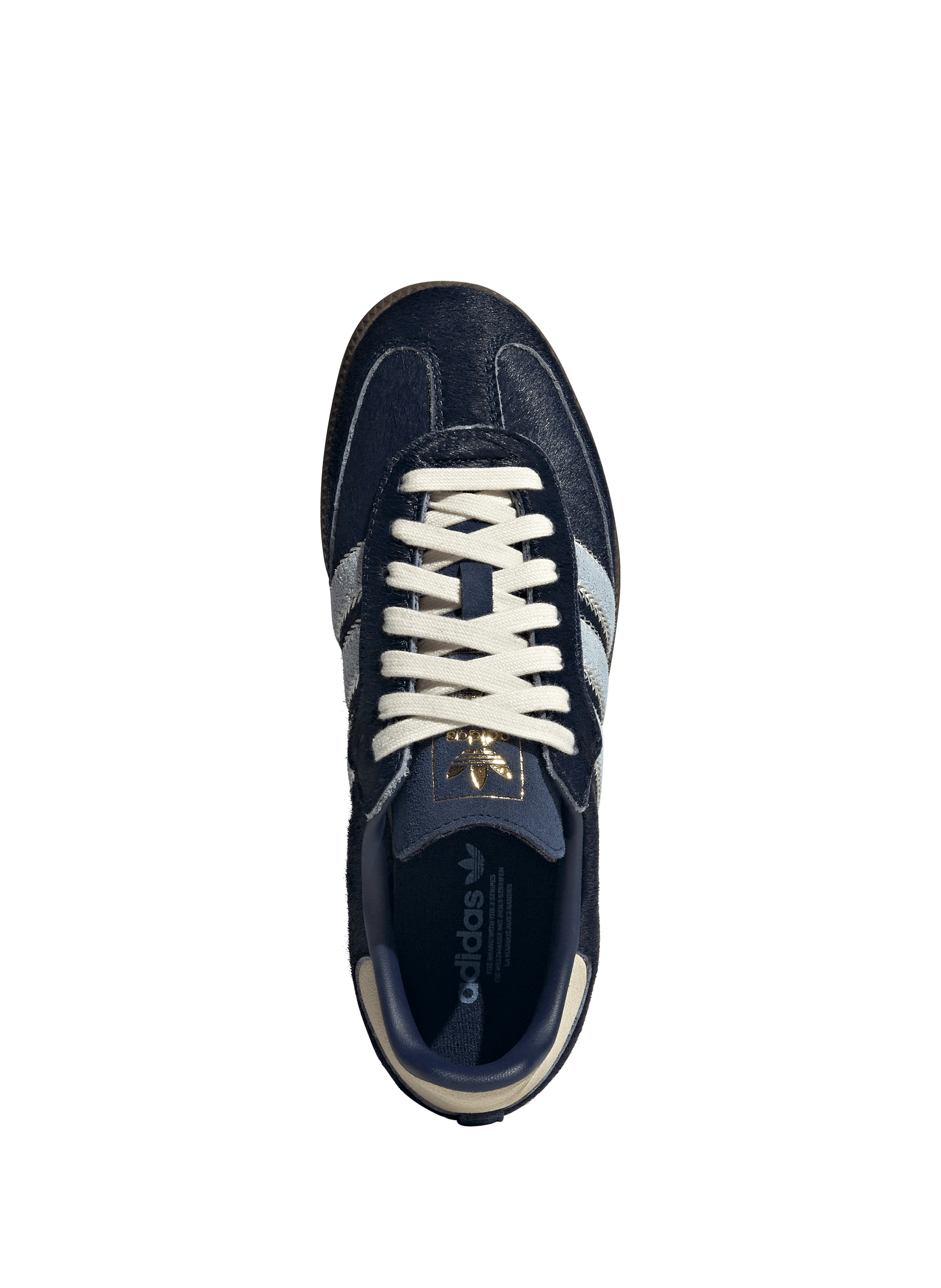 Samba leather sneakers ADIDAS Blue