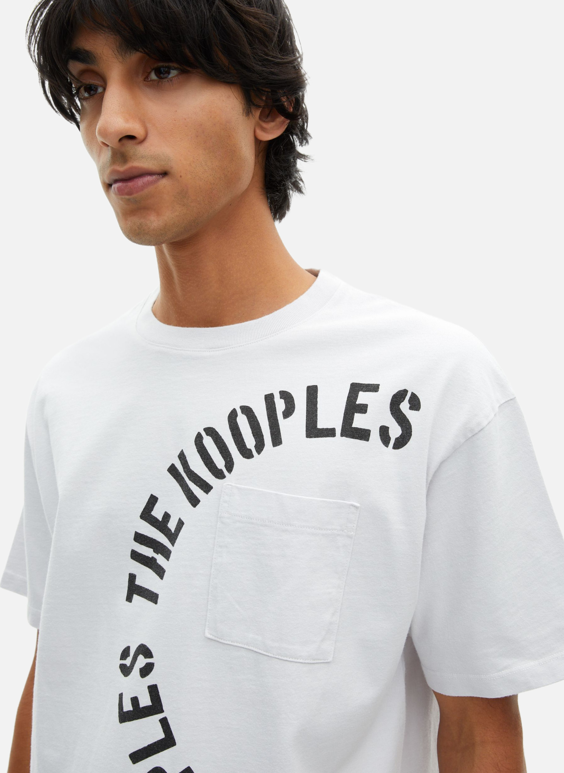 T-shirt avec sérigraphie THE KOOPLES Gris