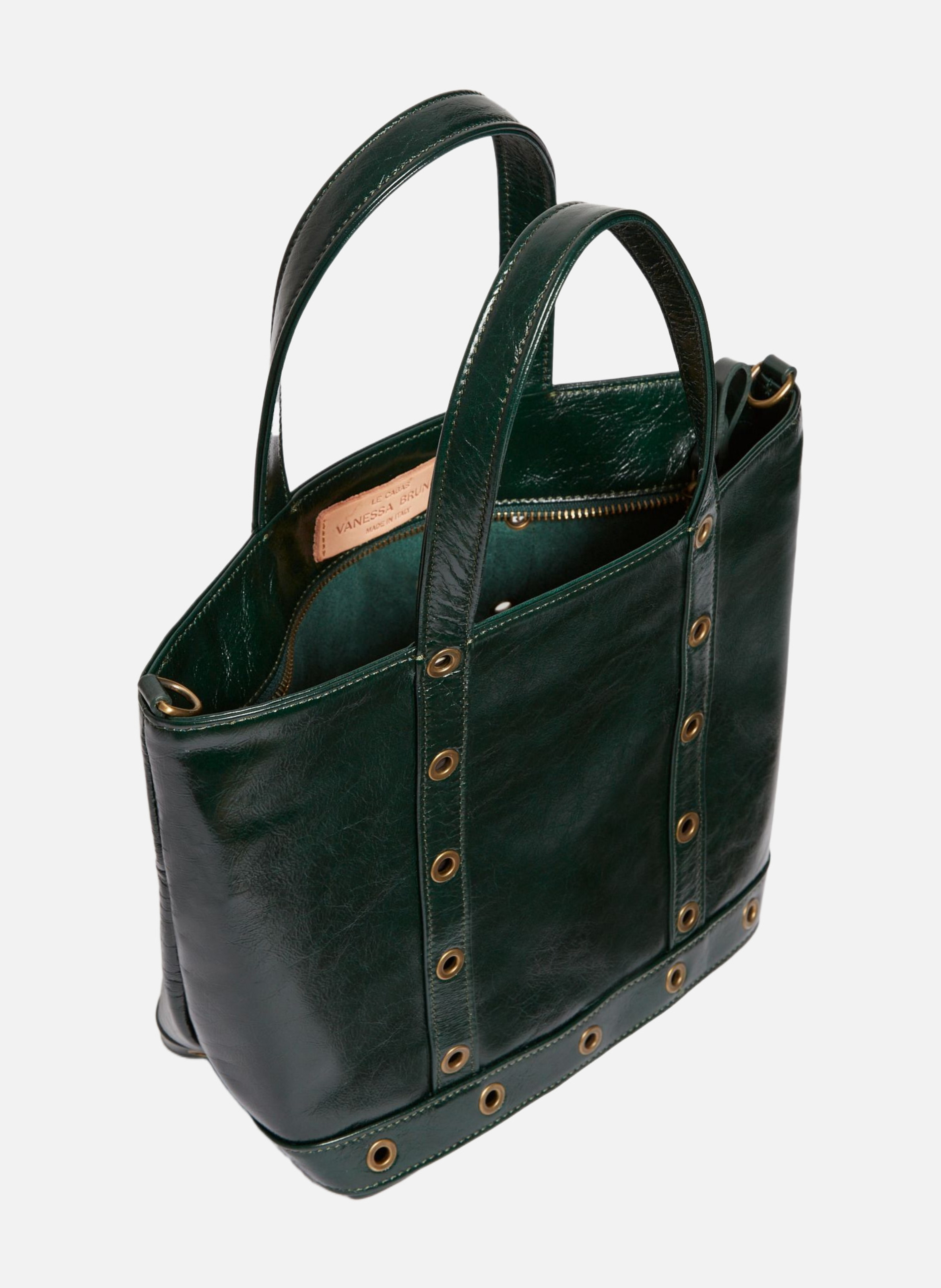 Cabas s en cuir VANESSA BRUNO Vert