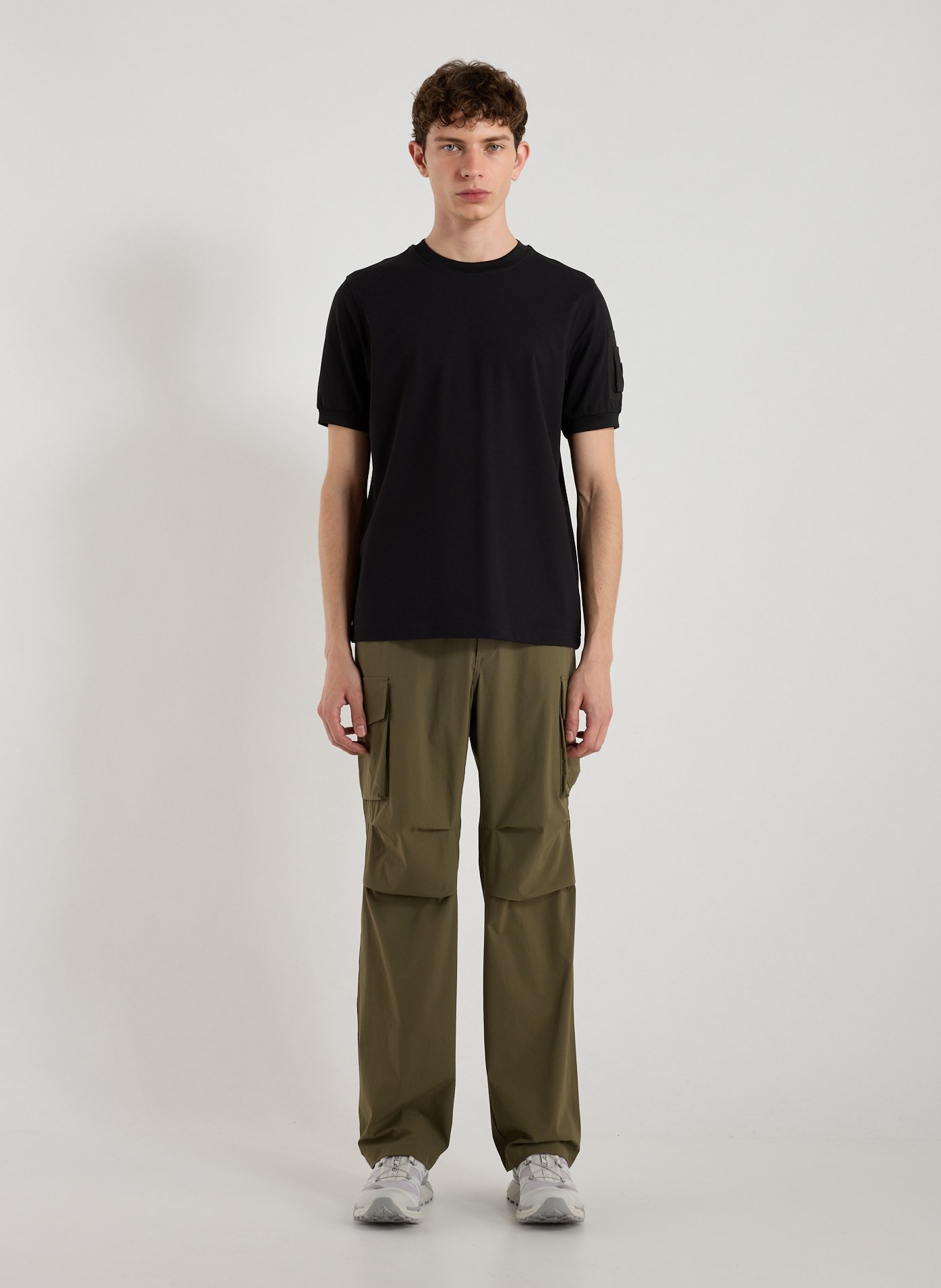 Straight round neck T-shirt GERTRUDE ET GASTON Black