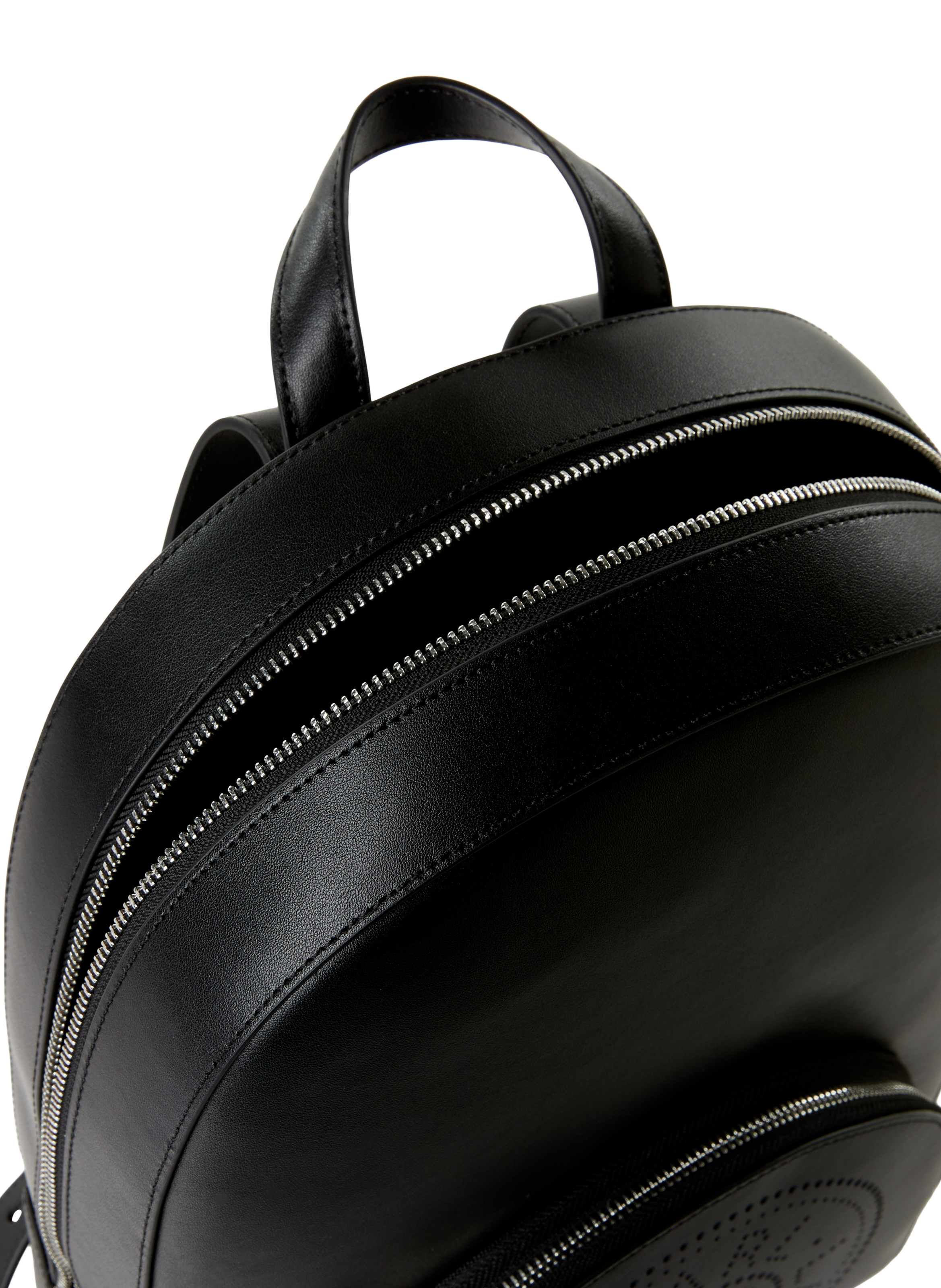 Leather backpack KARL LAGERFELD Black