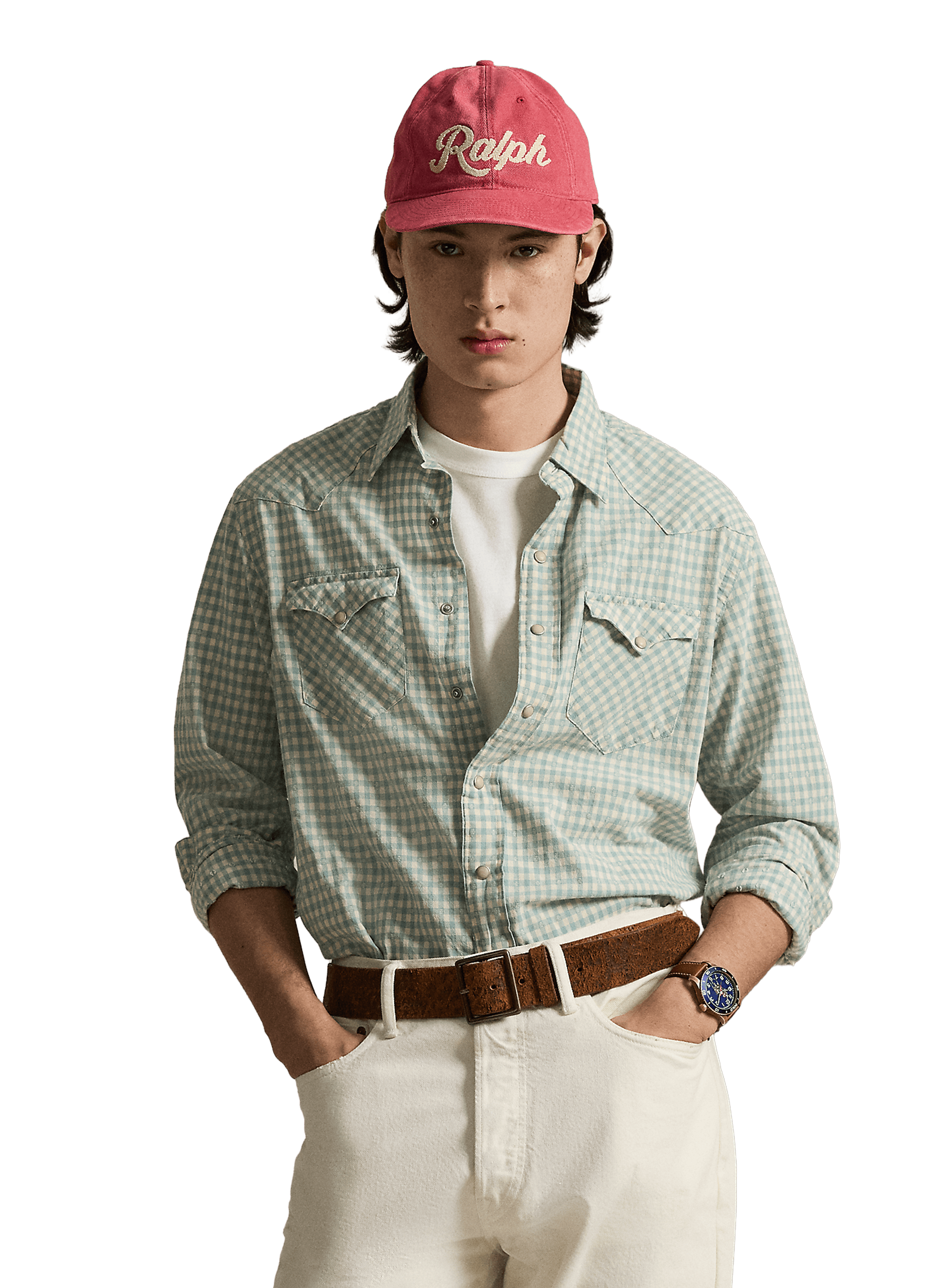 Westernhemd Classic Fit mit Karomuster aus Baumwolle POLO RALPH LAUREN Grun