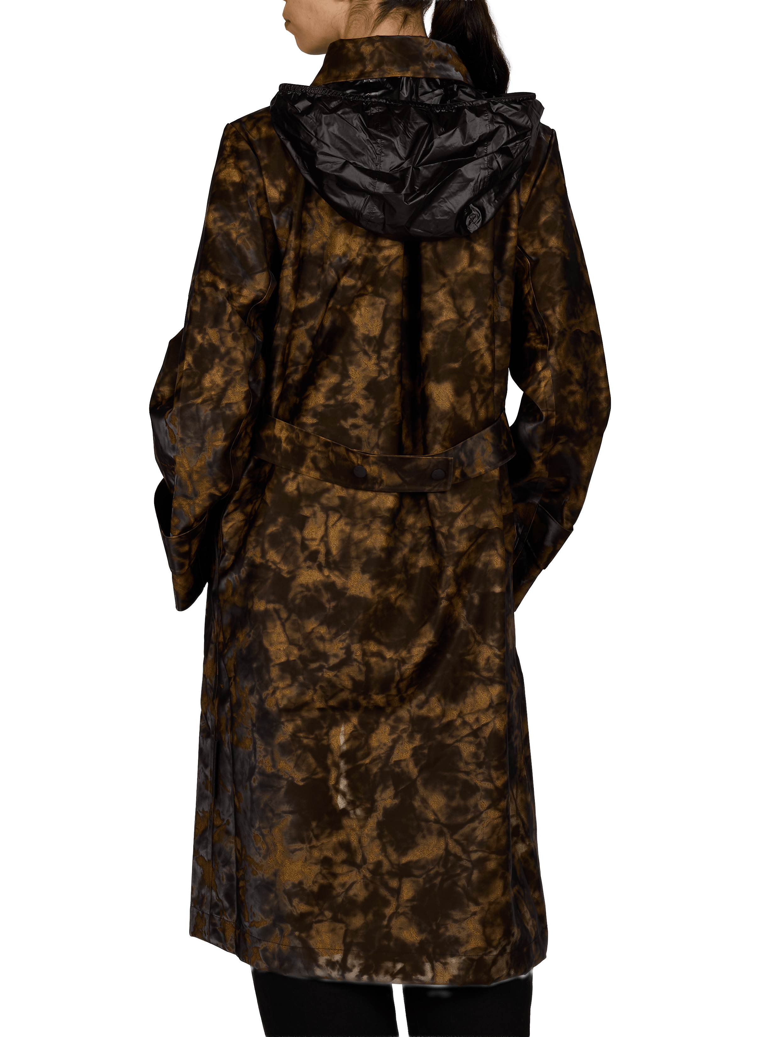 Long jacket RAINS Brown