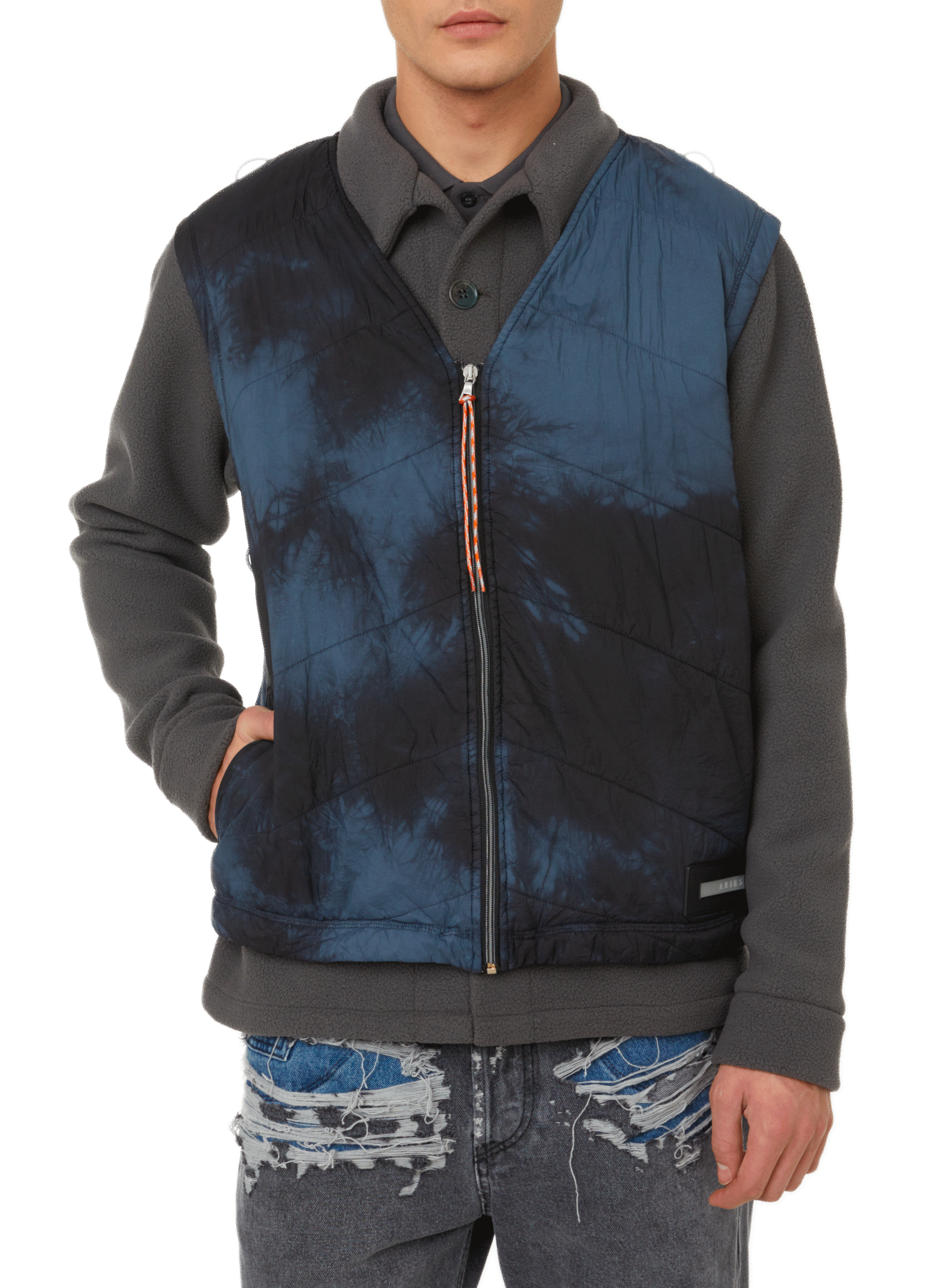 Padded liner gilet ARIES Black