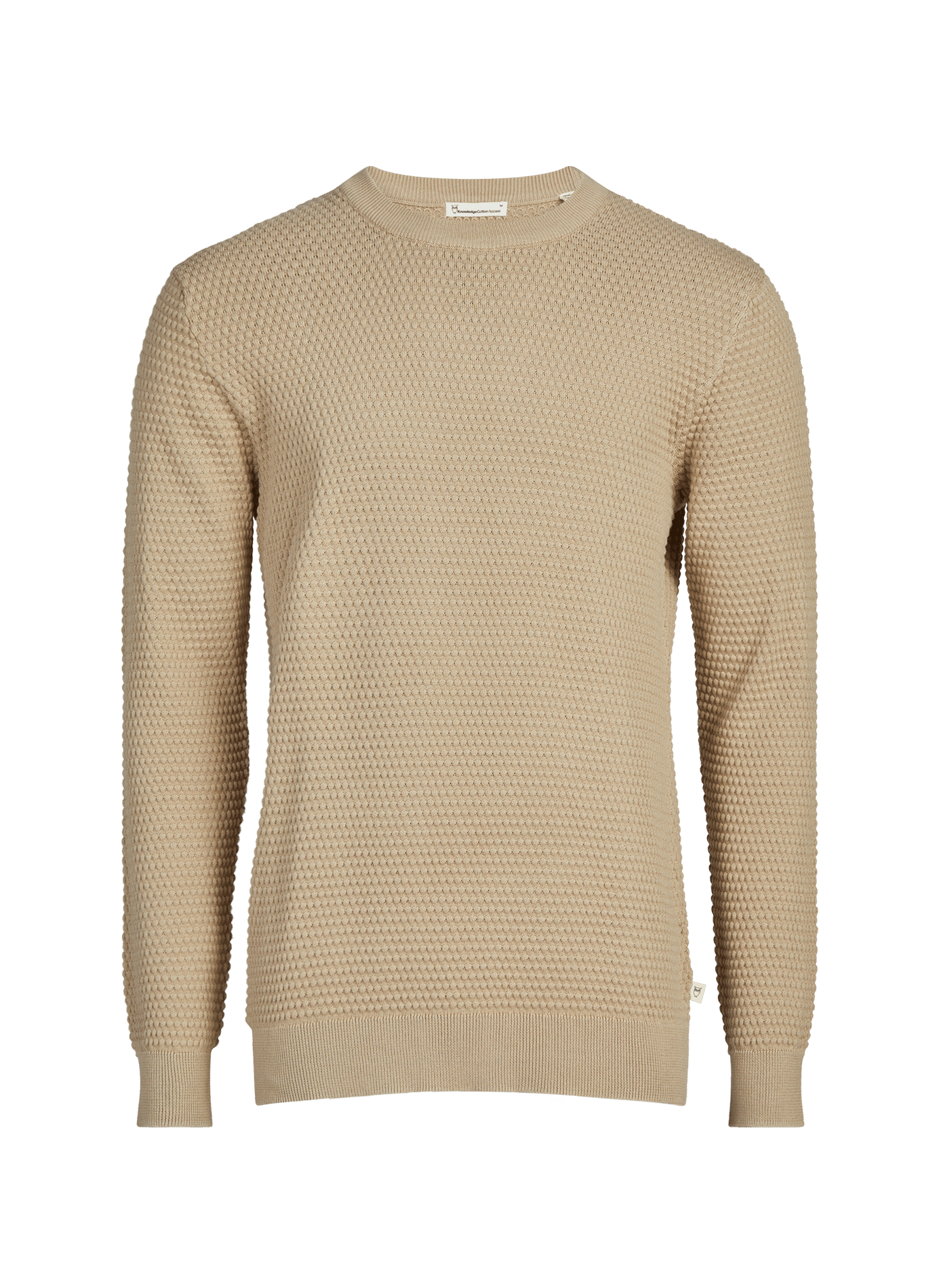 Textured cotton sweater KNOWLEDGE COTTON Grey