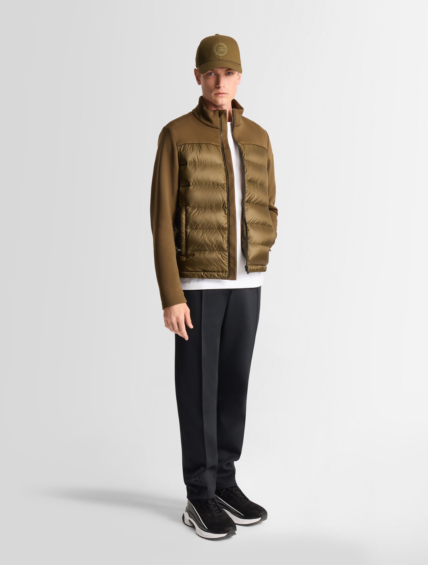 Doudoune mike col montant coupe regular FUSALP Marron