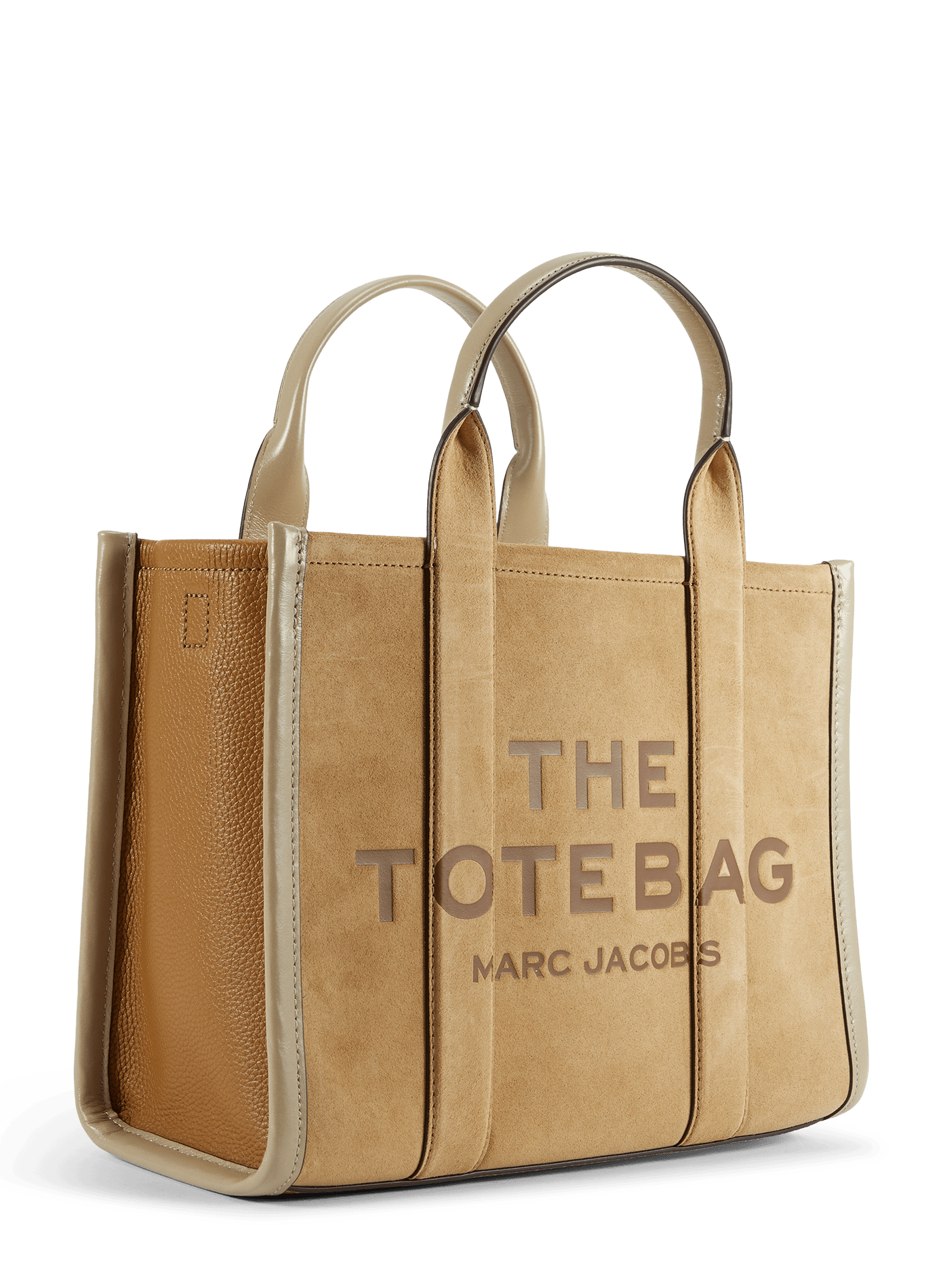 Sac cabas The Suede Medium Tote Bag MARC JACOBS Marron