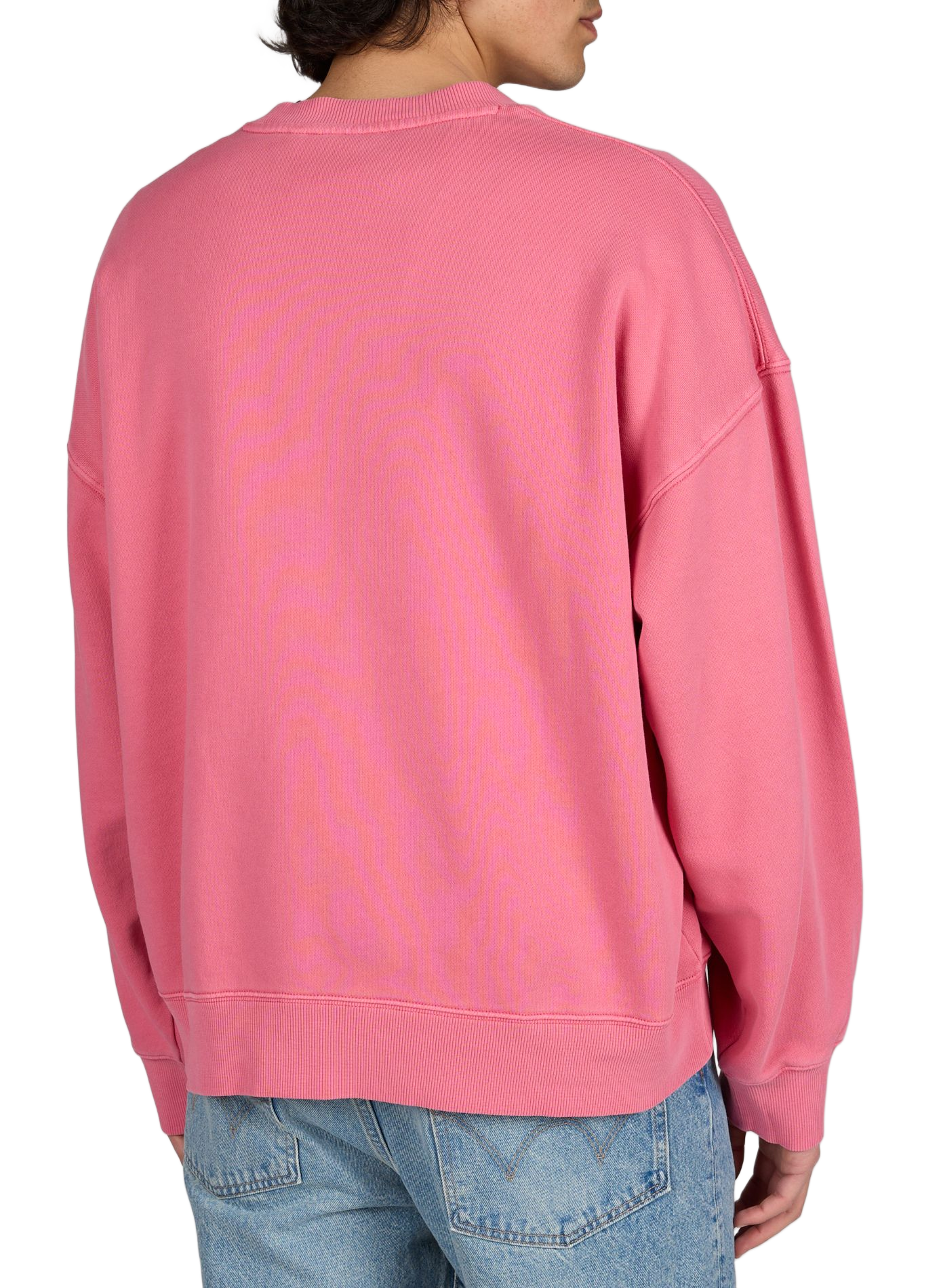 Oversized cotton logo sweater CARHARTT WIP Pink