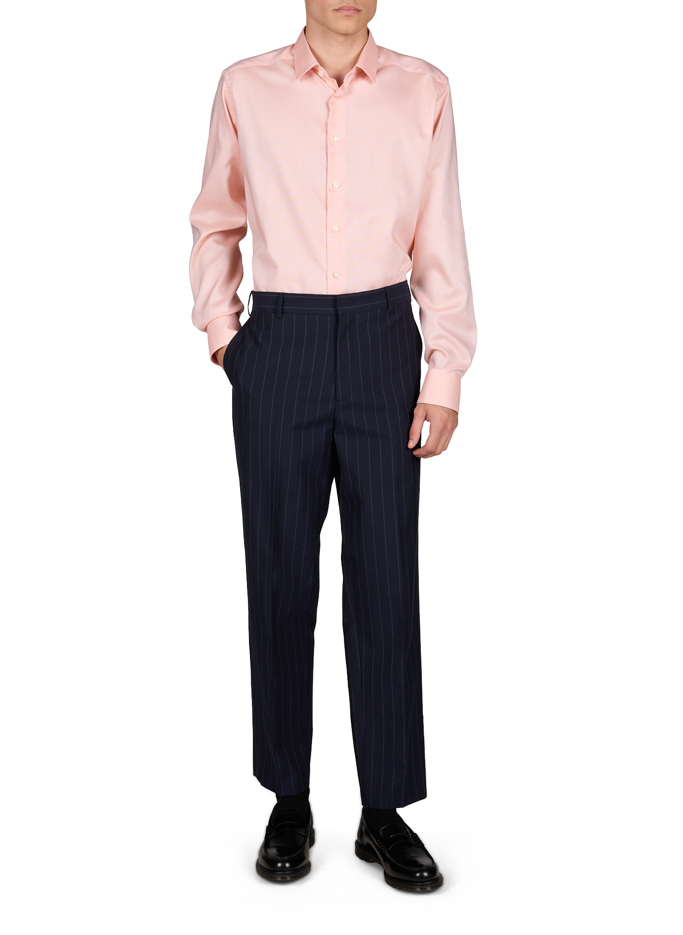 Long-sleeve cotton Shirt ETON Orange