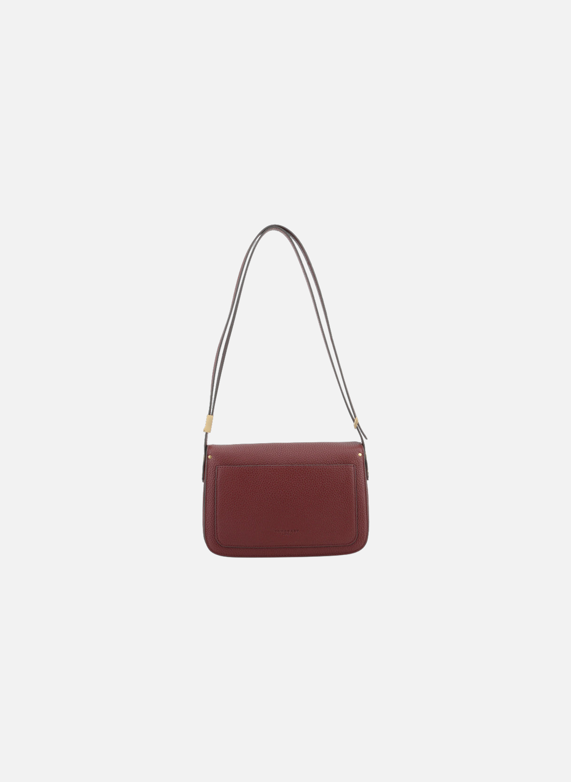 Auteuil | sac porté travers gm en cuir de vachette POURCHET Rouge
