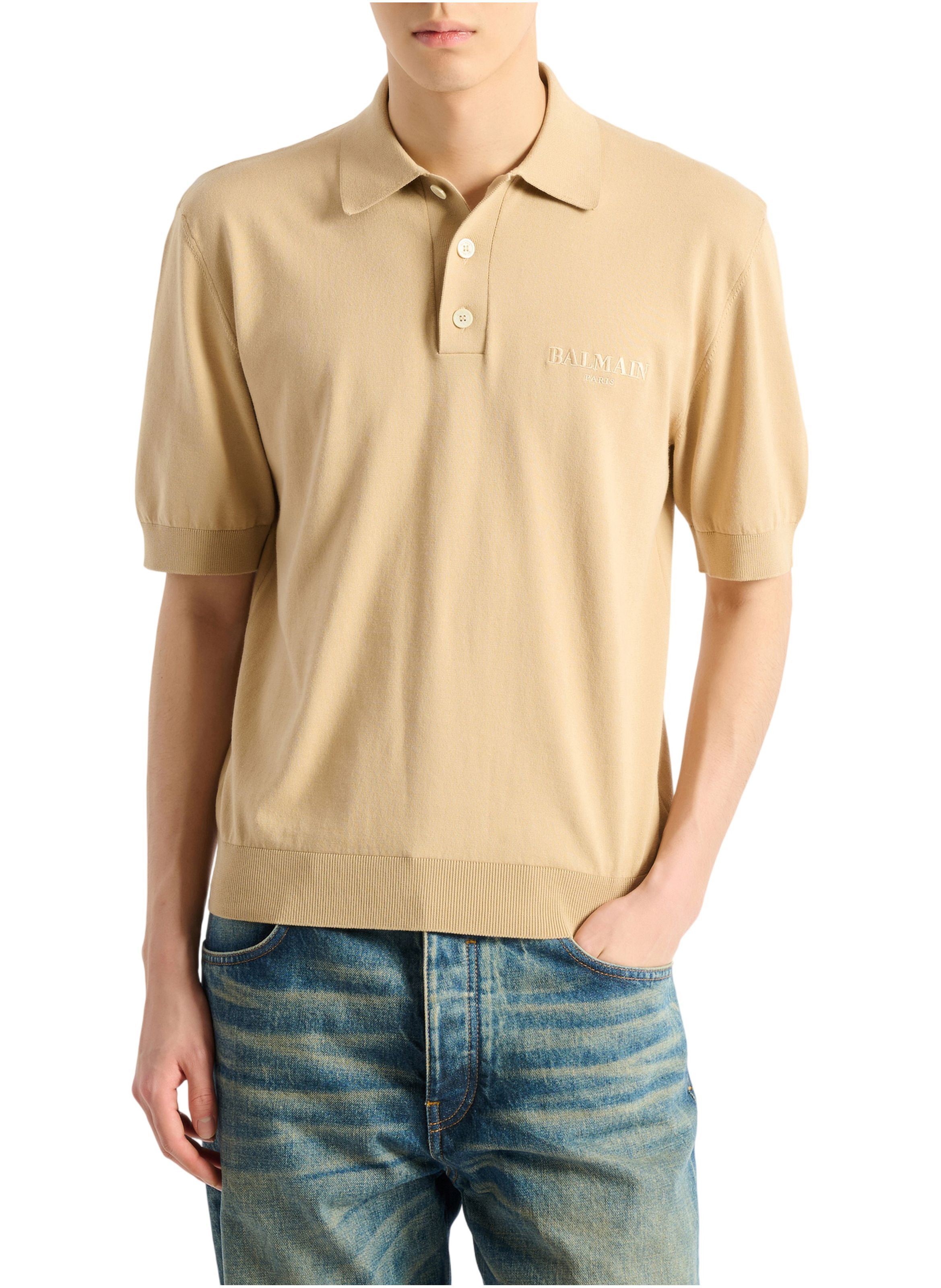 Polo balmain vintage brodé BALMAIN Beige